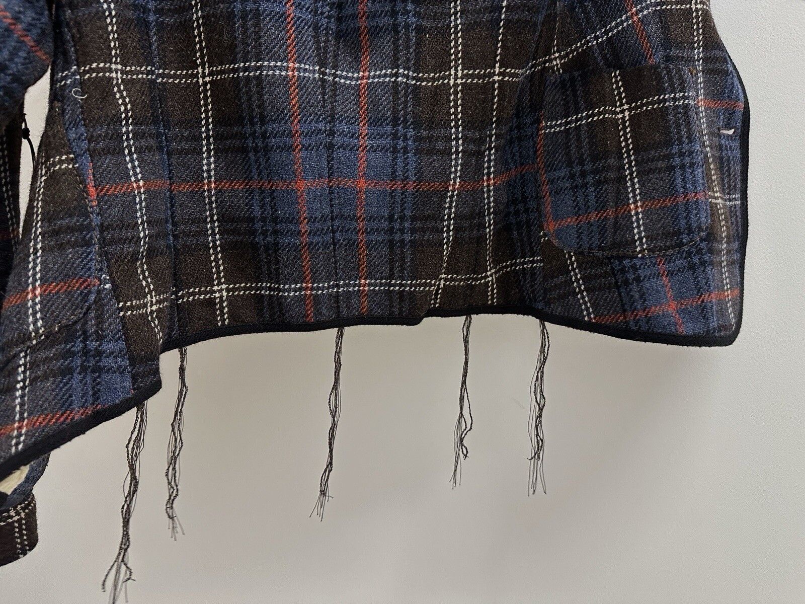 Marithe + Francois Girbaud Marithe Francois Girbaud Women's Tweed Plaid Blazer Jacket Size S / US 4 / IT 40 - 11 Thumbnail