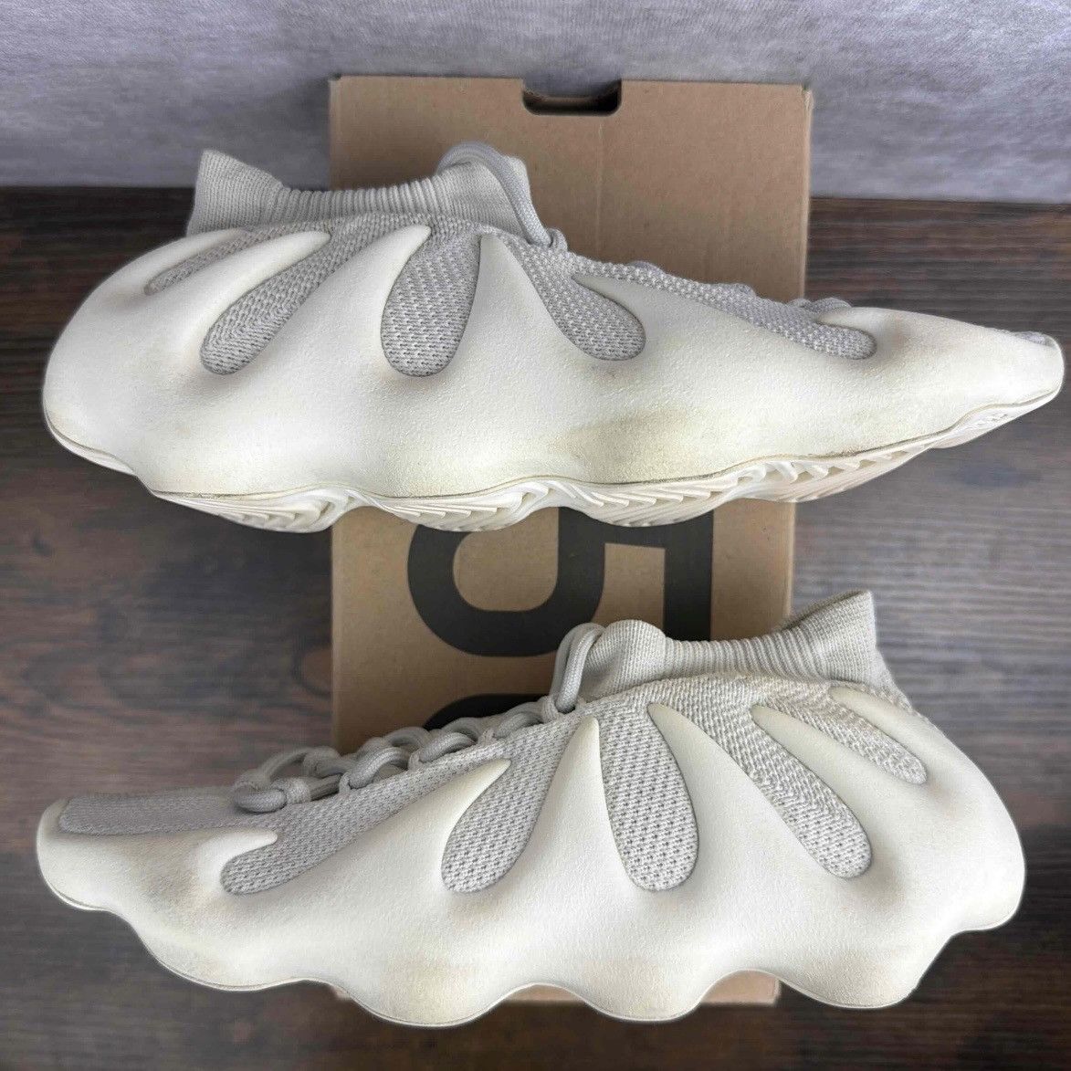 Adidas × Kanye West Adidas Yeezy 450 Cloud White Size 6.5 H68038 Men’s Sneakers Size US 6.5 / EU 39-40 - 3 Thumbnail