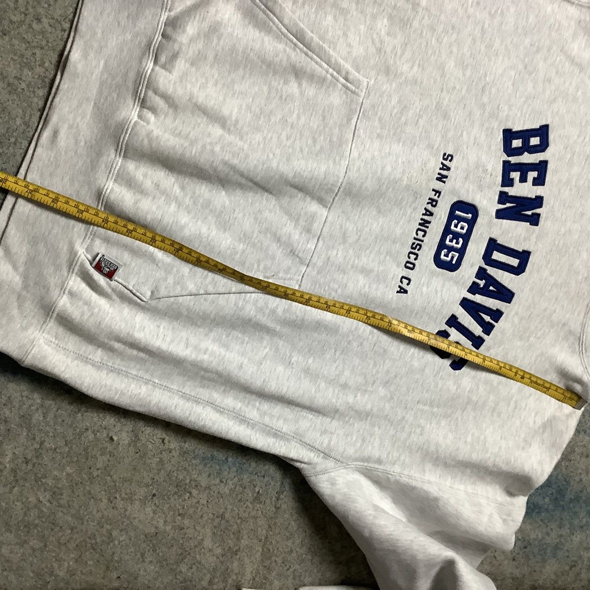 Ben Davis × Vintage 90s Ben Davis Boxy Hoodie Vintage Size US XL / EU 56 / 4 - 11 Thumbnail