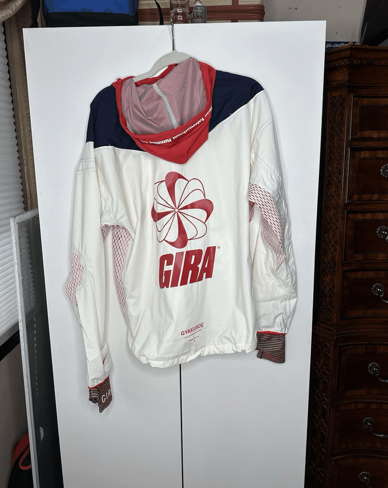 Nike Nike x Gyakusou Gira 3-Layer White Running Jacket Sz Medium Size US M / EU 48-50 / 2 - 2 Thumbnail