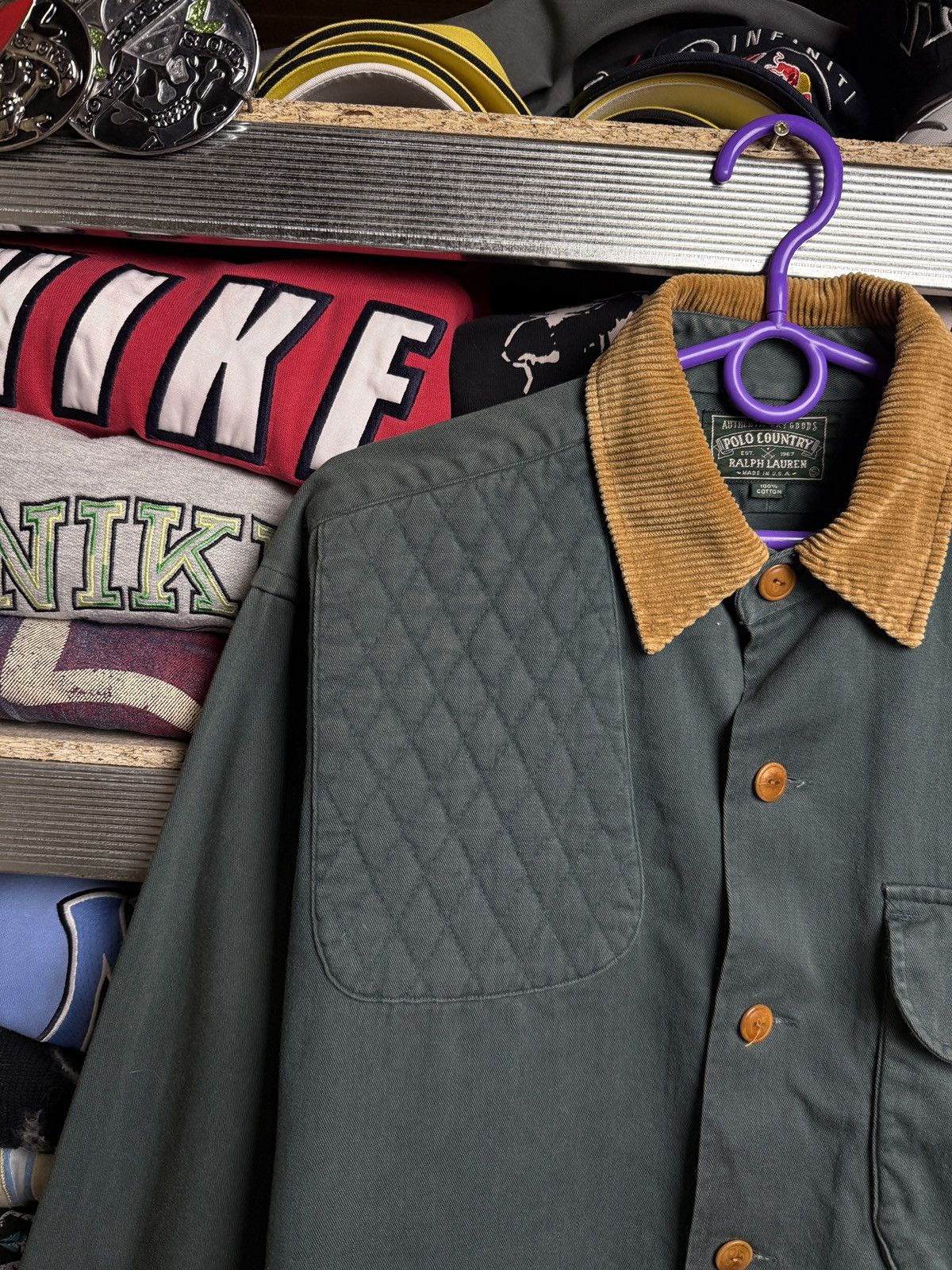 Polo Ralph Lauren × Vintage 90’s Polo Country Canvas Jacket Size US S / EU 44-46 / 1 - 6 Thumbnail
