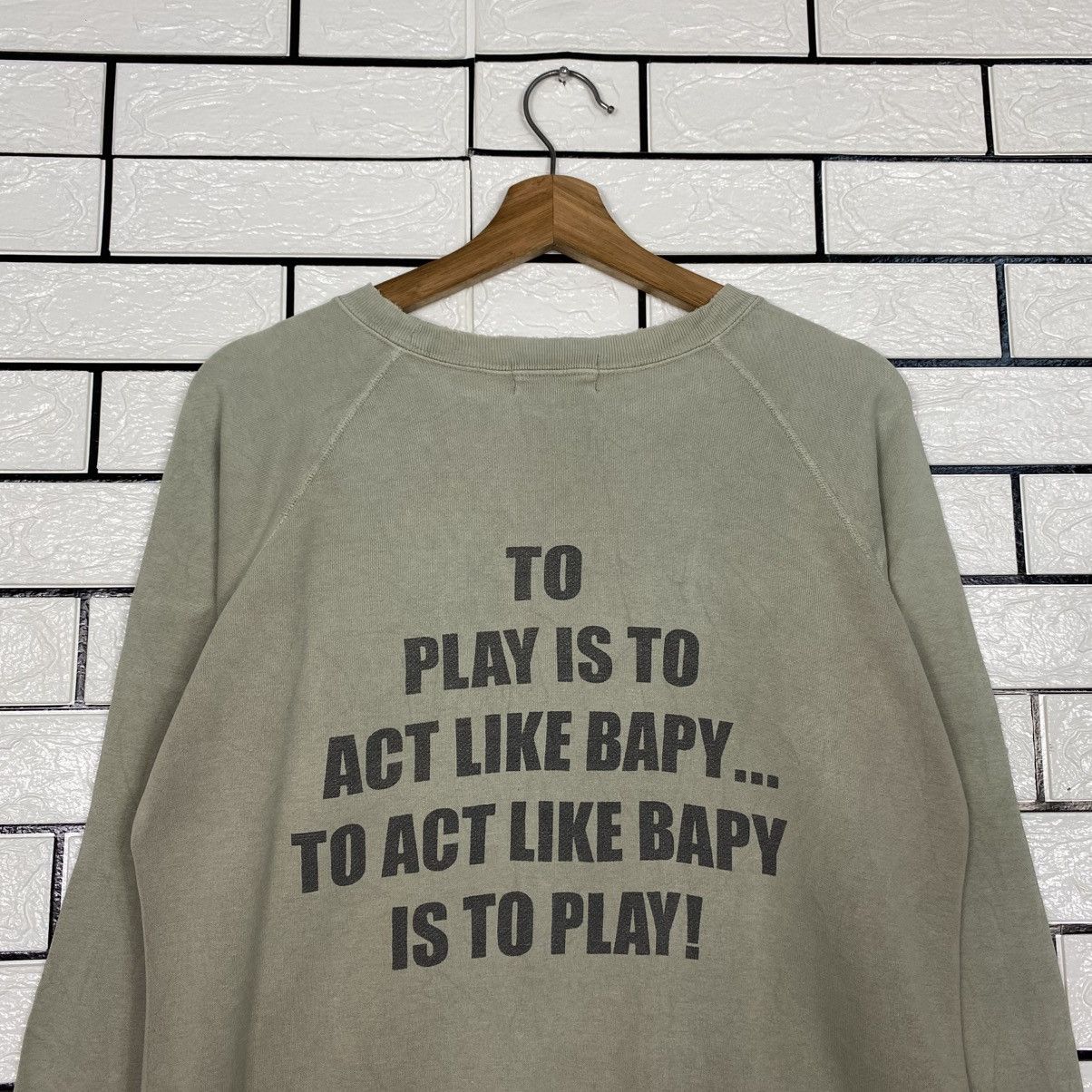 Bape 📌Vintage Cropped Sweatshirt Bathing Ape Big Logo Size M / US 6-8 / IT 42-44 - 10 Thumbnail