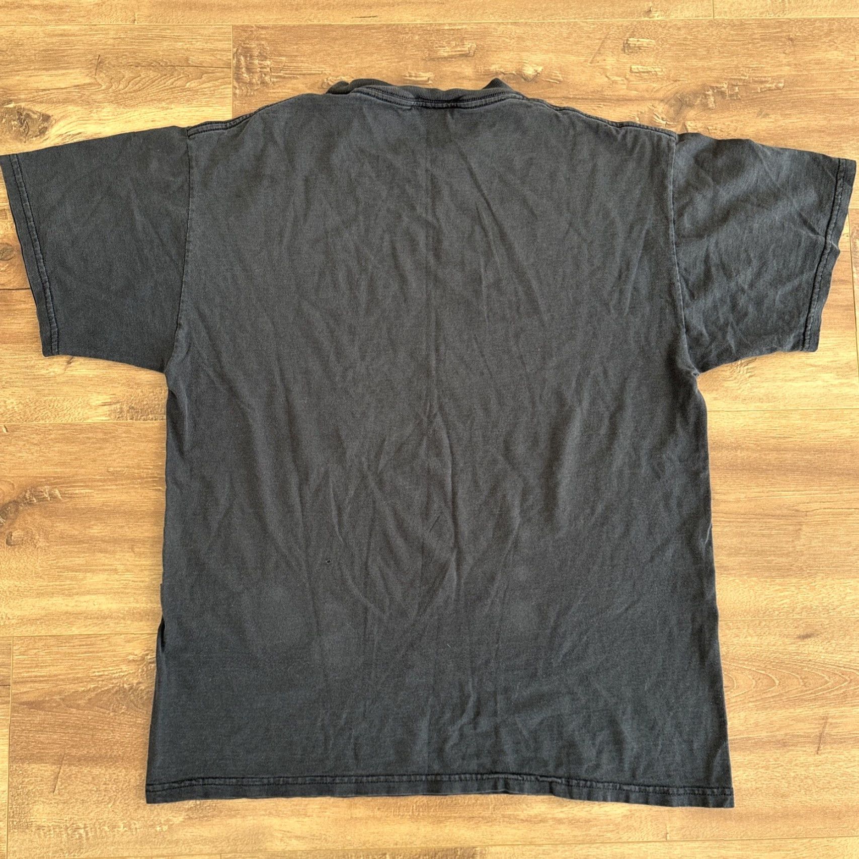 Vintage VINTAGE Steve Austin WWF Cause Stone Cold Said So T-Shirt Mens Large Black 100% Cotton Graphic Tee Short Sleeve Size US L / EU 52-54 / 3 - 6 Thumbnail