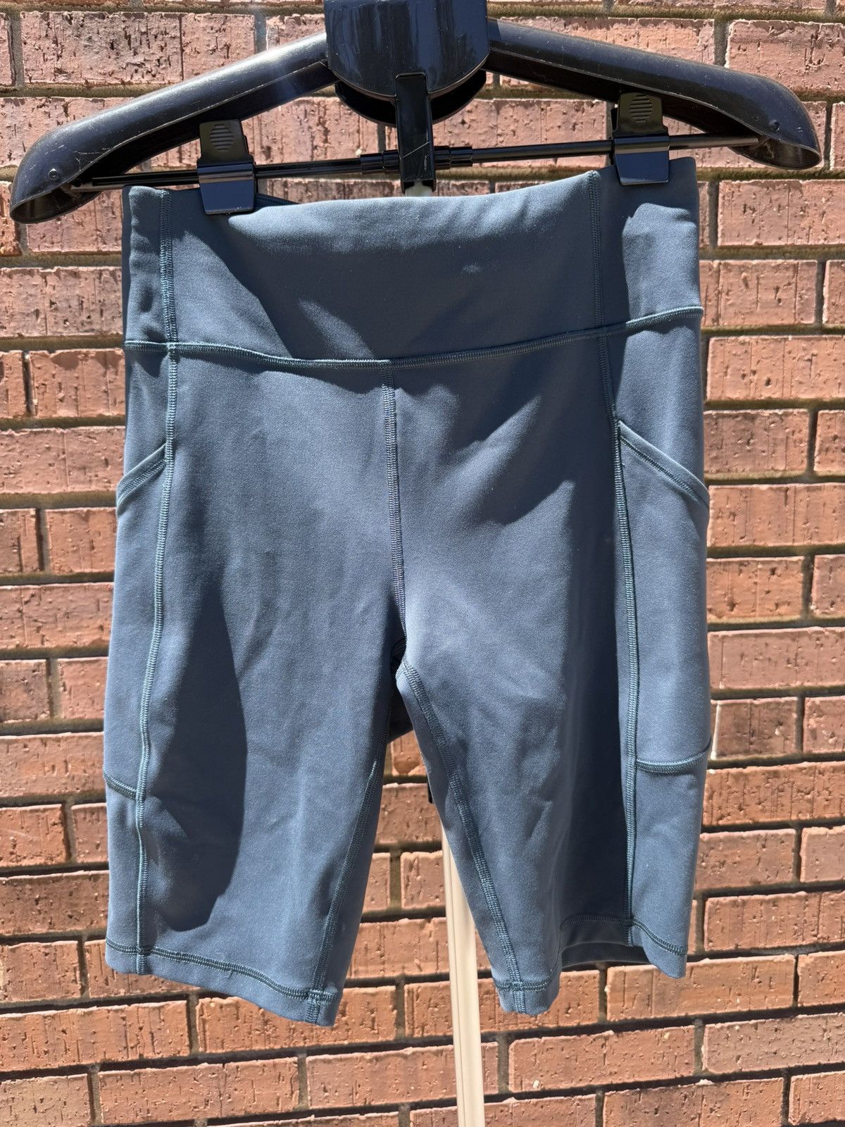 Lululemon Lululemon Fast and Free Biker Short Compression Blue Size 30" / US 8 / IT 44 - 1 Thumbnail