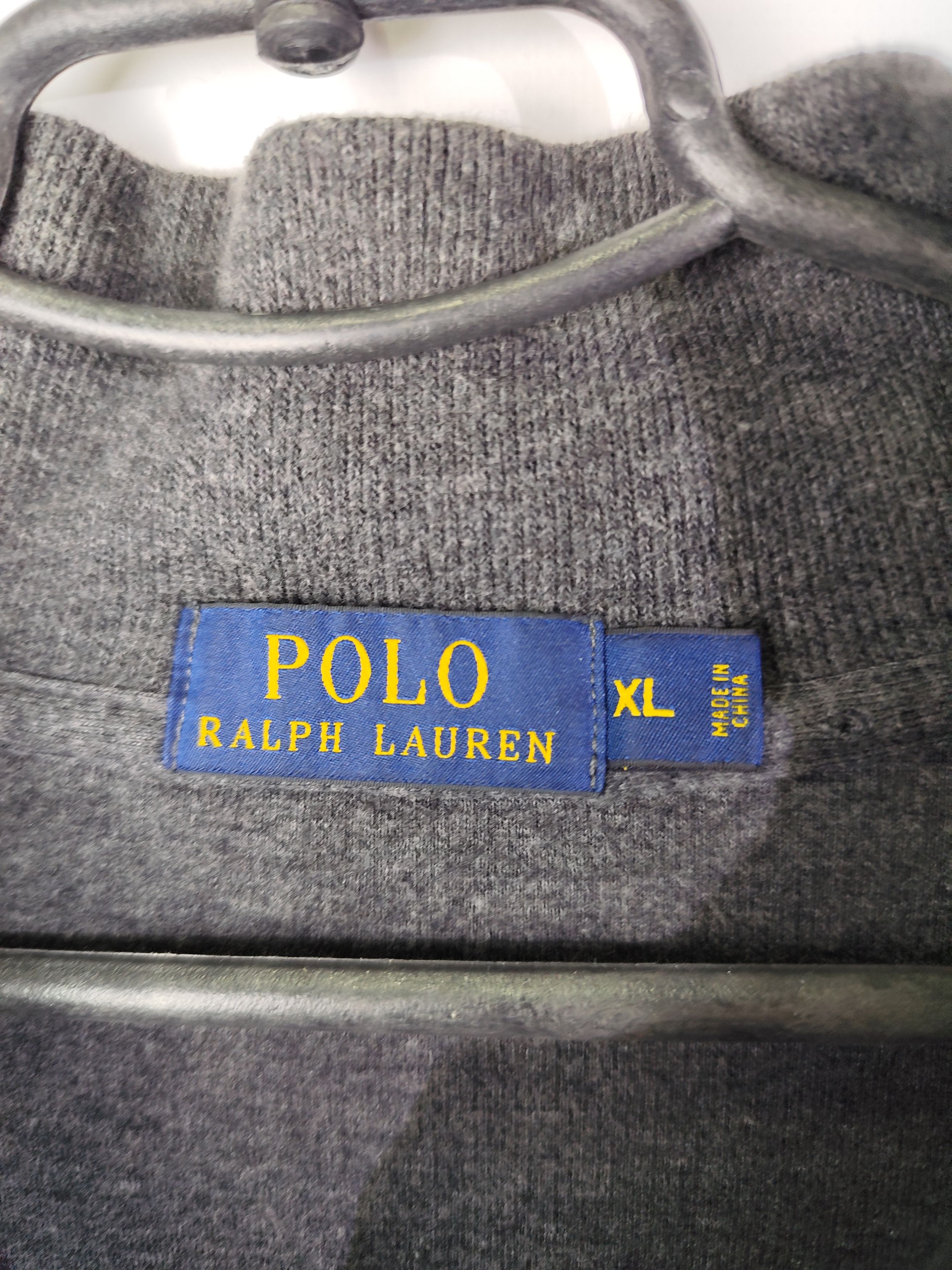 Polo Ralph Lauren Vintage Polo RL 1/4 Quarter Zip Gray Sweater Sweatshirt Size US XL / EU 56 / 4 - 5 Thumbnail