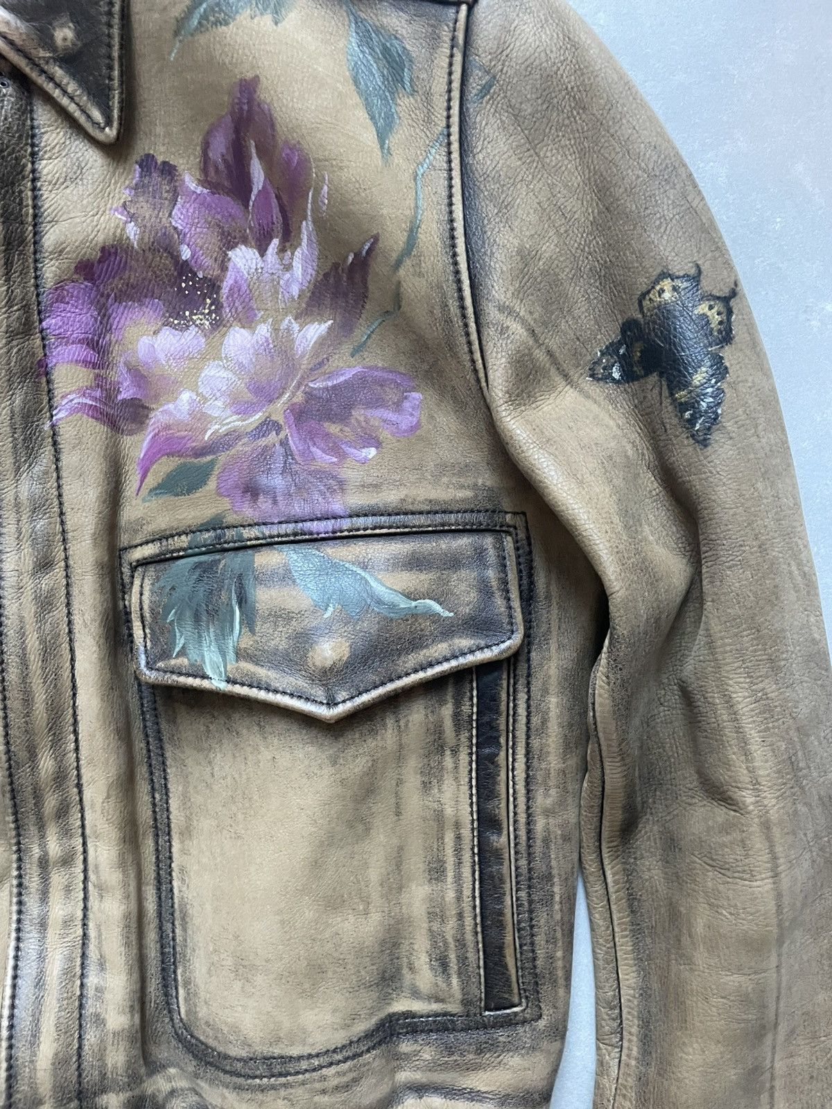 Gucci SS03 Tom Ford Gucci Hand Painted Jacket Size US S / EU 44-46 / 1 - 2 Thumbnail