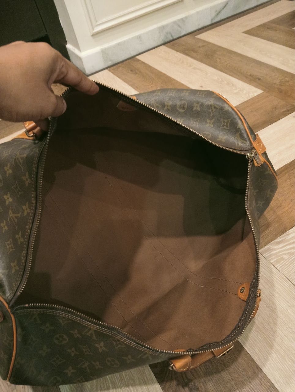 Louis Vuitton VINTAGE LOUIS VUITTON KEEPALL 60 ECLAIR BAG Size ONE SIZE - 12 Thumbnail
