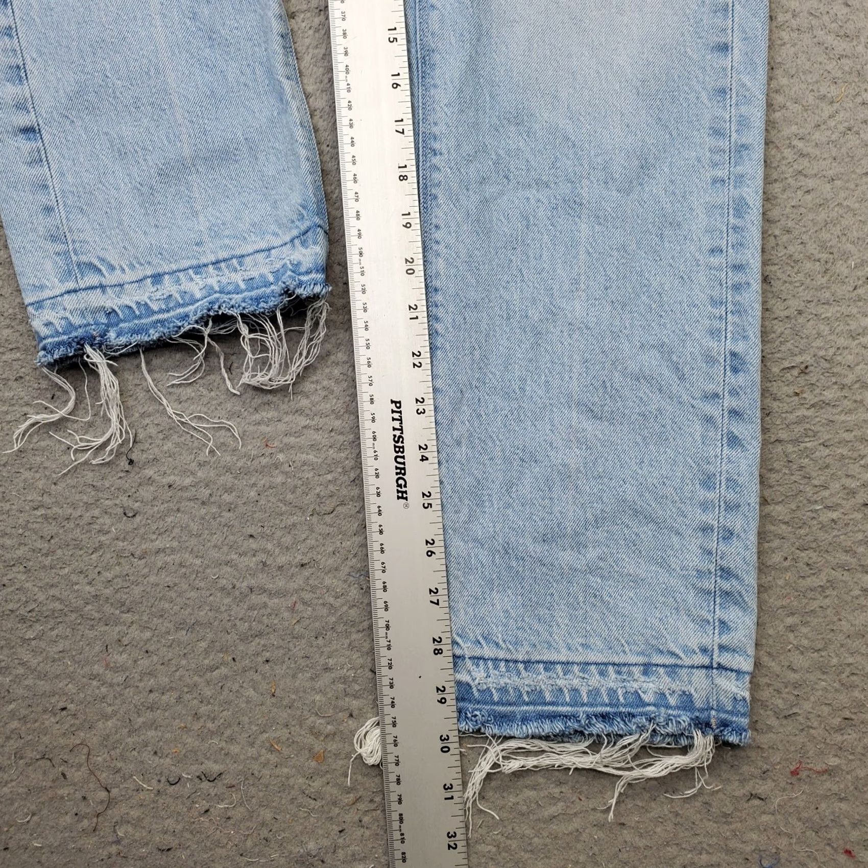 American Eagle Outfitters American Eagle Outfitters Jeans Womens 2 Blue Denim Straight 5-Pocket High Rise Jeans 29.75 Inseam Size 26" / US 2 / IT 38 - 4 Thumbnail