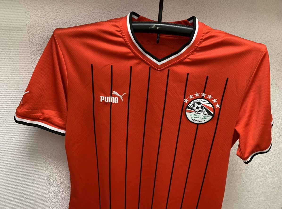 Puma Egyptianfa Egypt puma soccer jersey red M-L sz Size US L / EU 52-54 / 3 - 5 Thumbnail