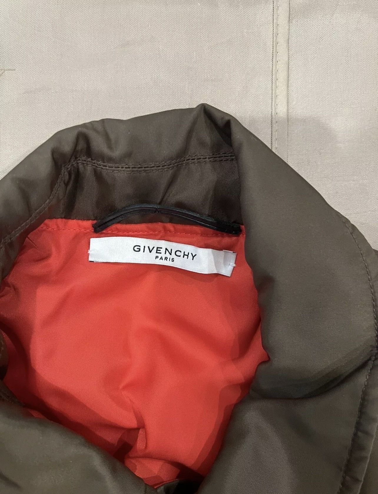 Givenchy GIVENCHY Padded Bomber Brown Leather Sleeves Size 50 $4200 Size US M / EU 48-50 / 2 - 3 Thumbnail