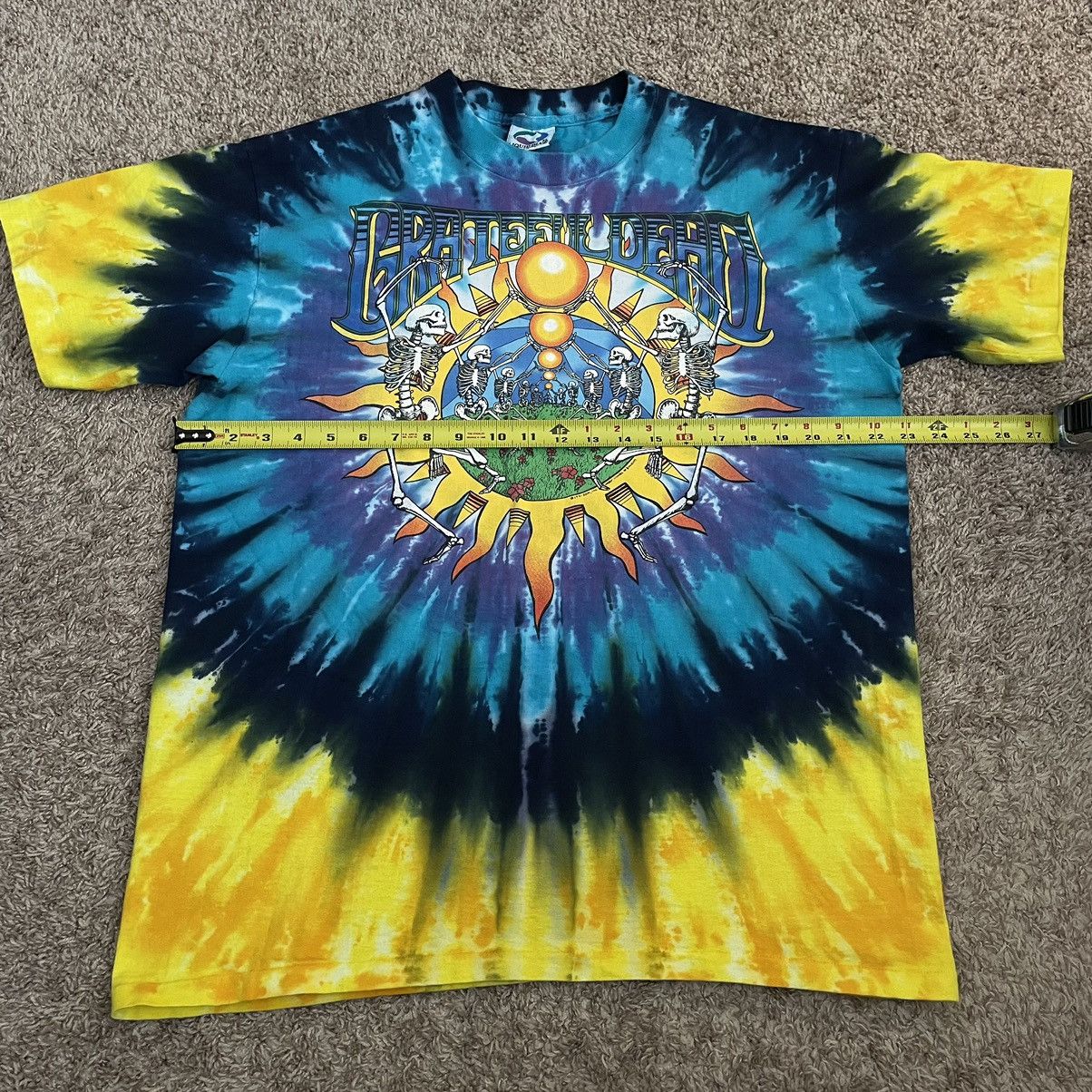 Grateful Dead Psychedelia Liquid Blue Tie-dye T-shirt Single Stitch store Large 1991