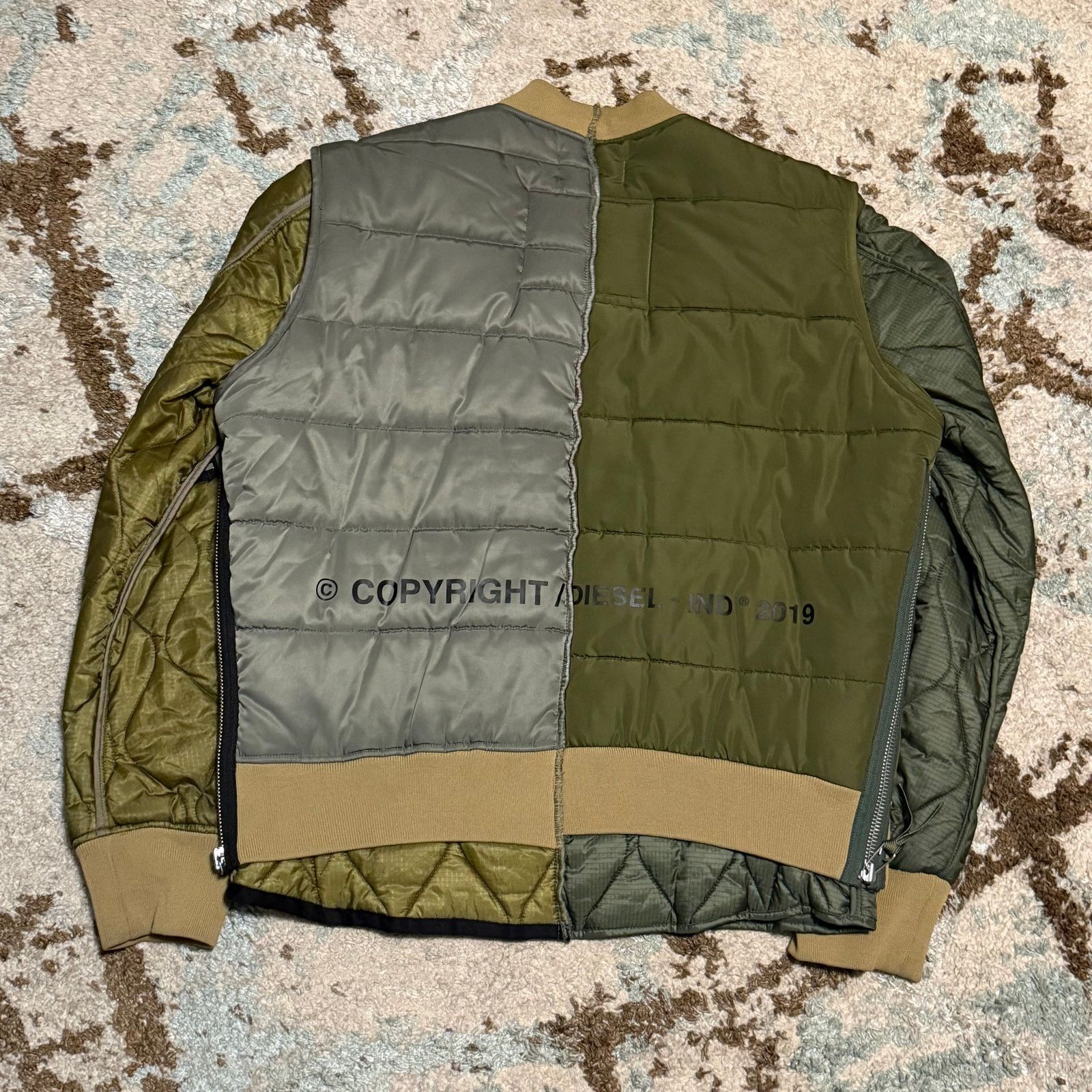 Diesel Diesel W-Koslov Bomber Jacket Size Large Military Style 2019 Size US L / EU 52-54 / 3 - 2 Thumbnail