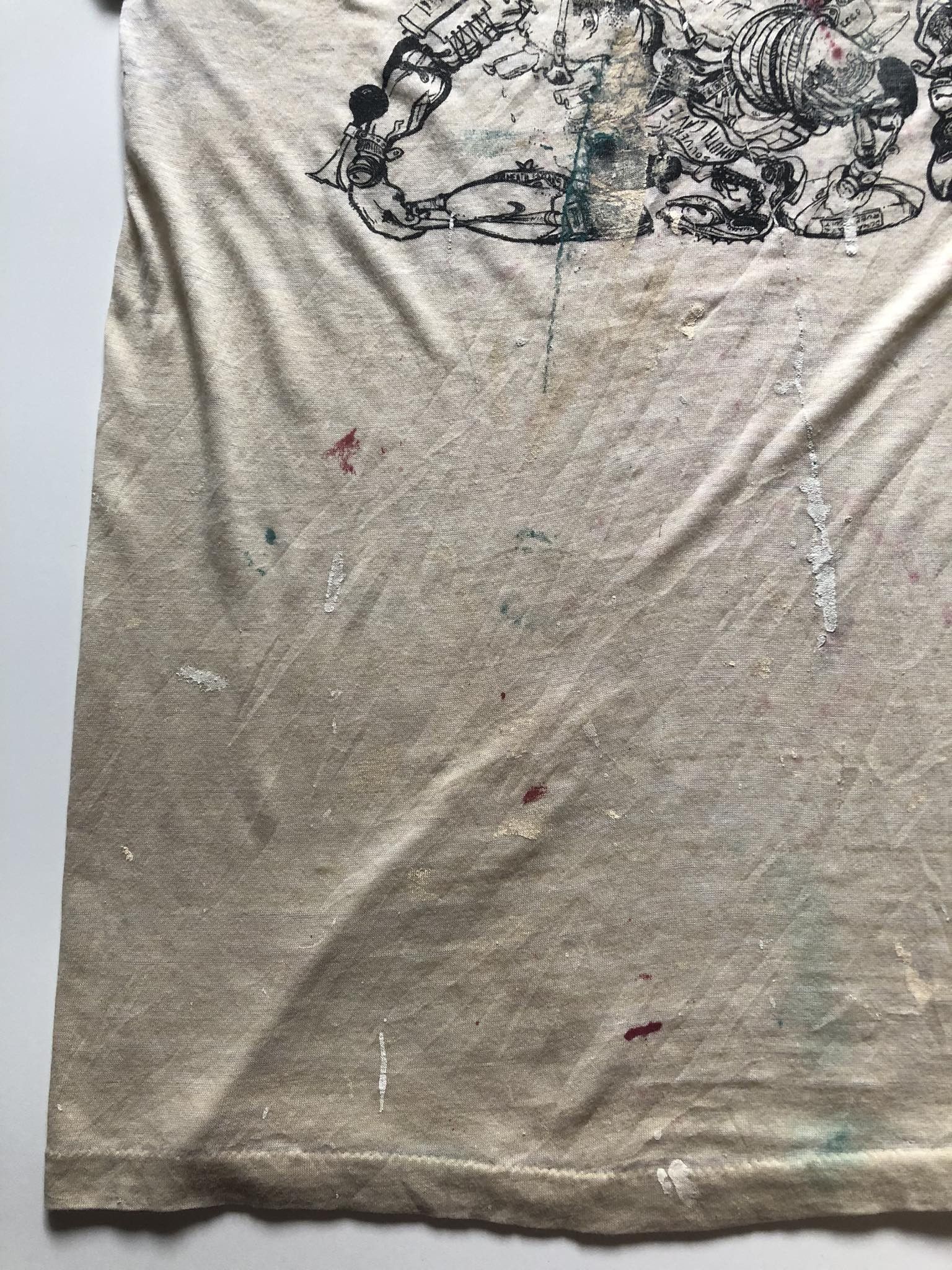 Vintage Vintage Cyberpunk Art Thrashed Shirt Size US XS / EU 42 / 0 - 12 Thumbnail