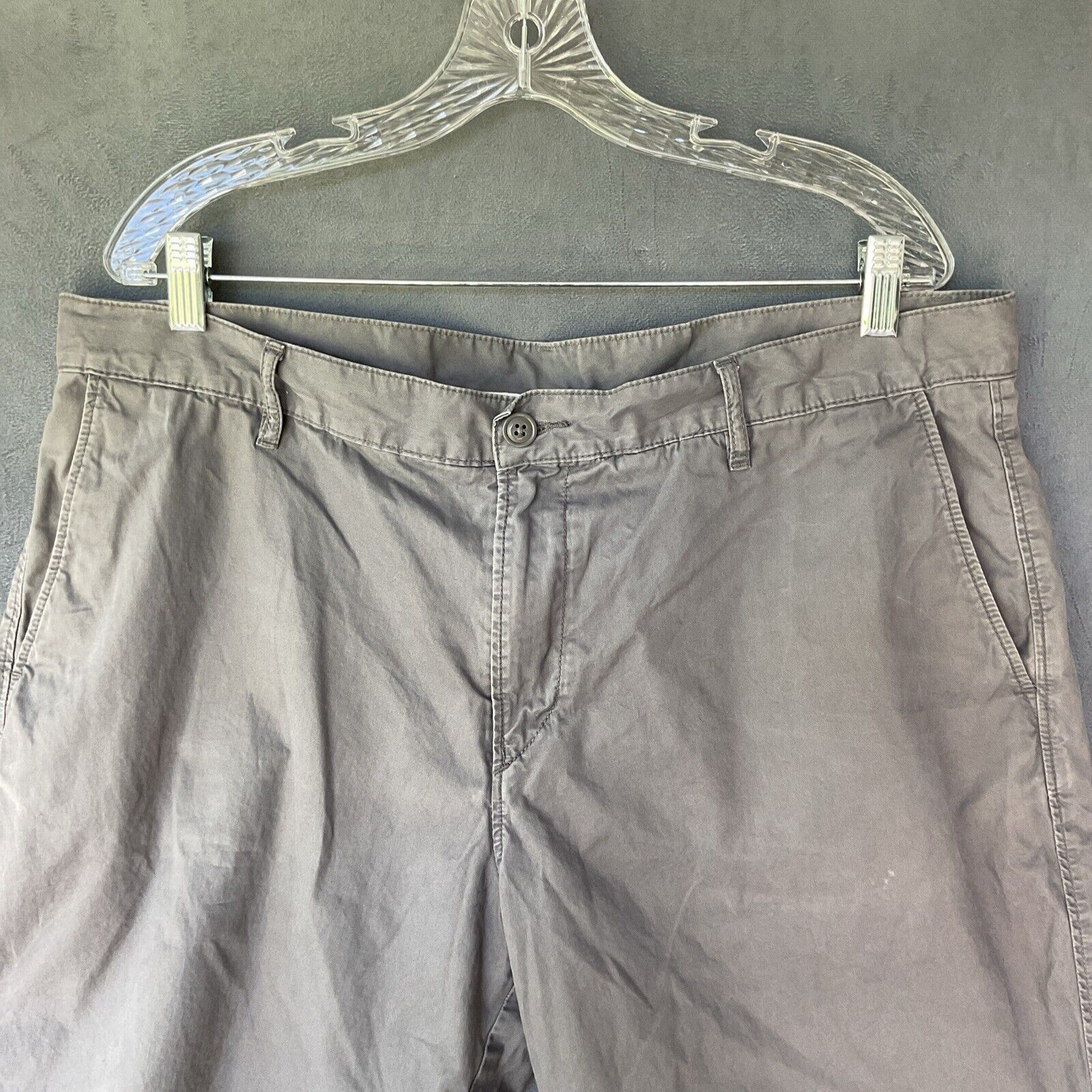 Lacoste Lacoste Shorts Mens US 38 Classic Fit Chino Gray Cotton Twil Size US 38 / EU 54 - 6 Thumbnail