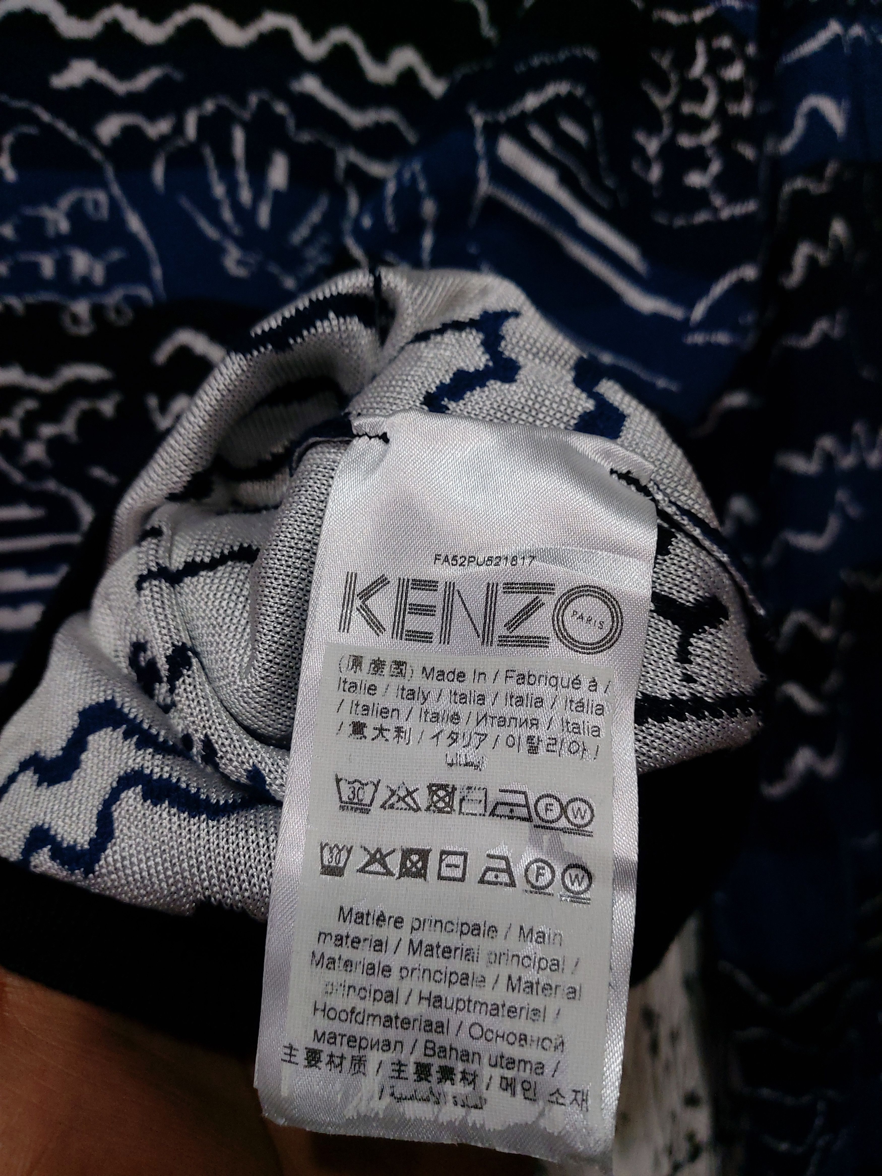 Kenzo 00'S KENZO KOI FISH DESIGN KNITWEAR Size US L / EU 52-54 / 3 - 6 Thumbnail