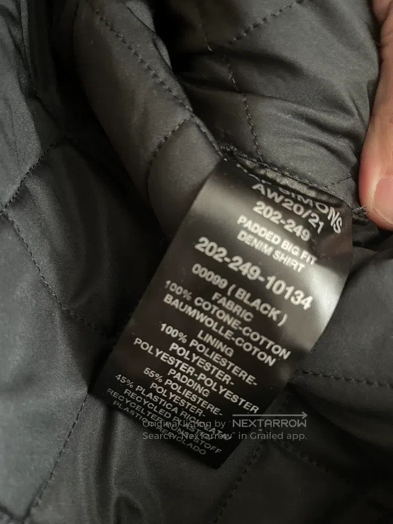 Raf Simons Raf Simons Padded big fit denim shirt Size US M / EU 48-50 / 2 - 4 Thumbnail