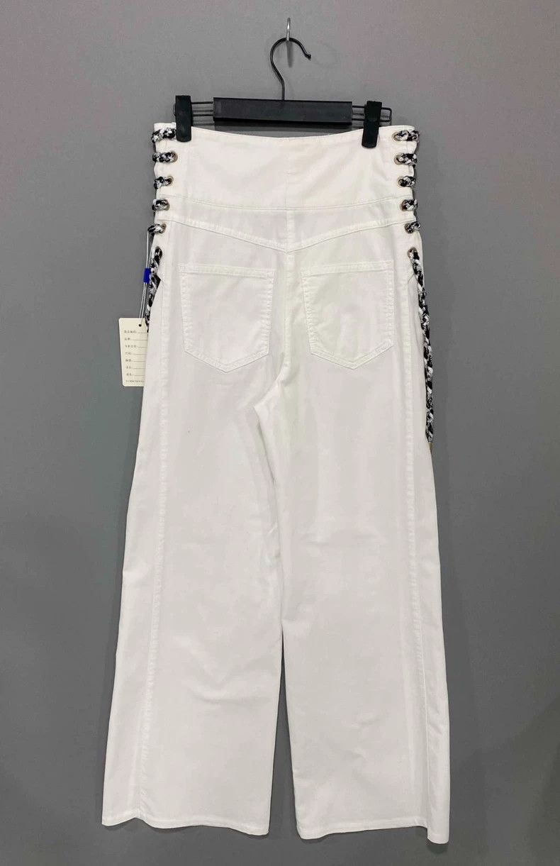 Chanel Chanel Drawstring high-waisted wide-leg jeans 2504-Nextarro Size 25" / US 0 / IT 36 - 4 Thumbnail