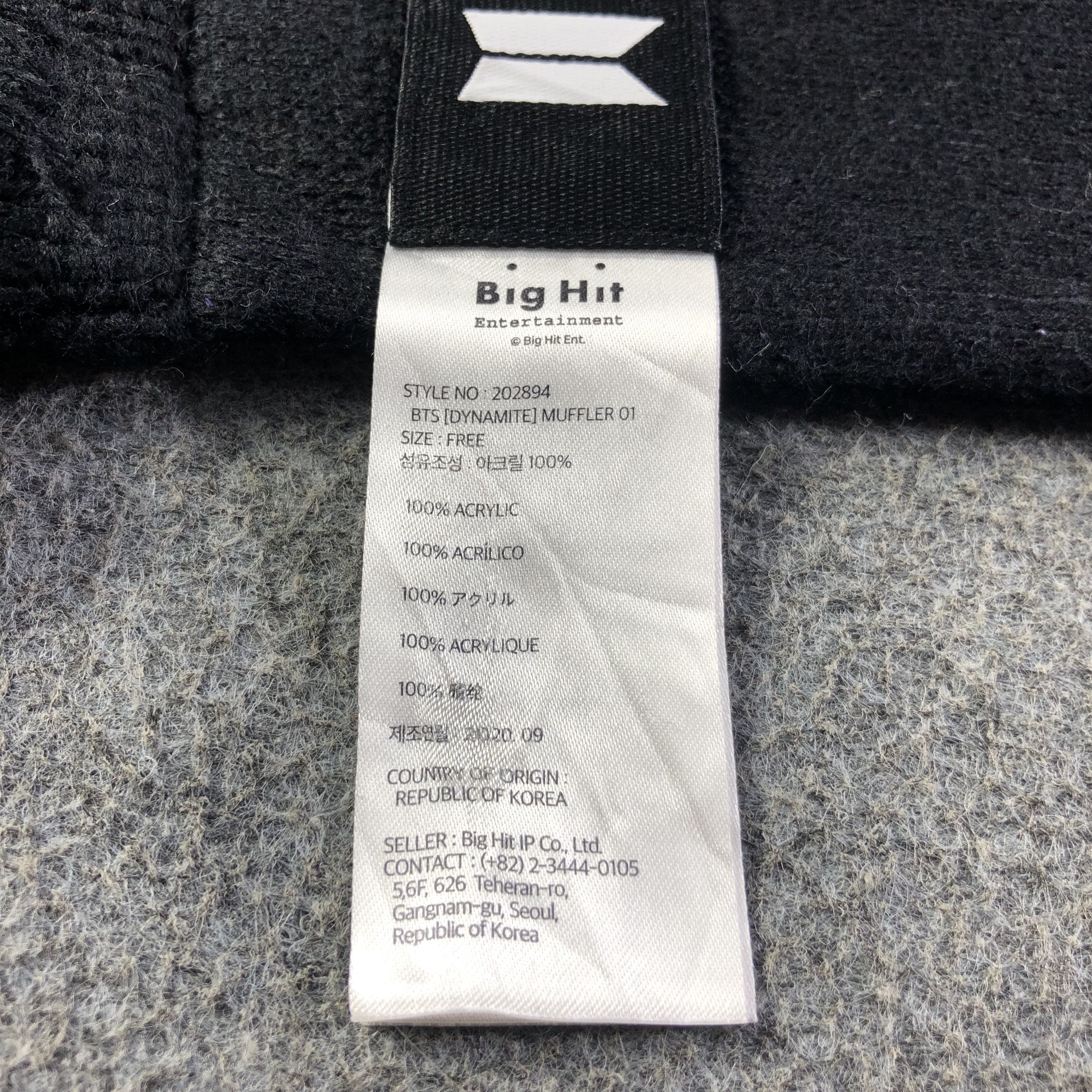 Vintage BTS 2020 DYNAMITE Scarf Muffler V1850 Size ONE SIZE - 6 Thumbnail
