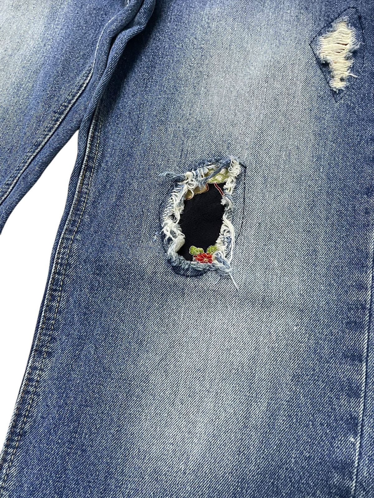 Japanese Brand Dominate Japan Handcrafted Floral Loose Jeans Size US 32 / EU 48 - 7 Thumbnail