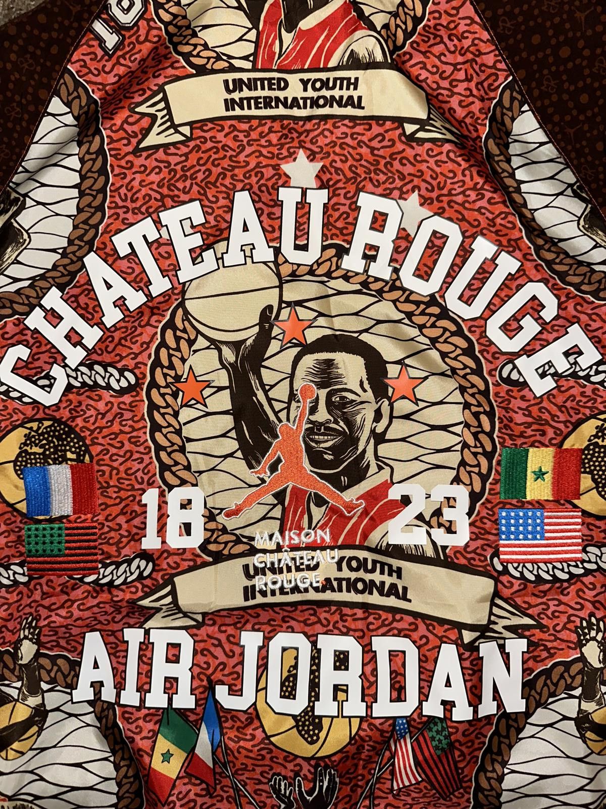 Nike Air Jordan Men’s Masion Château Rouge Woven Jacket Size US S / EU 44-46 / 1 - 8 Thumbnail