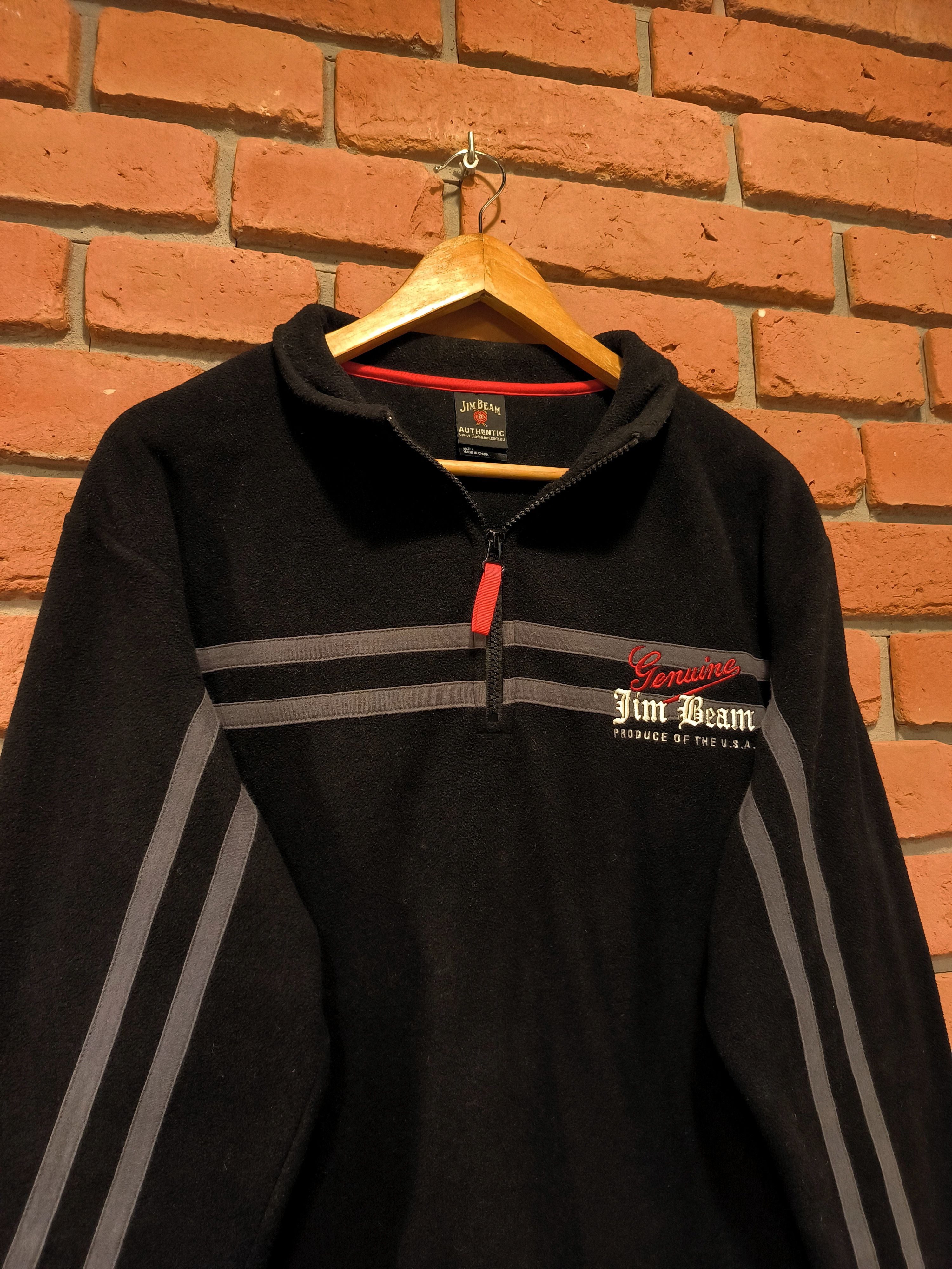 Vintage Vintage Jim Beam Fleece Sweatshirt Zip 2008 Size US XL / EU 56 / 4 - 3 Thumbnail