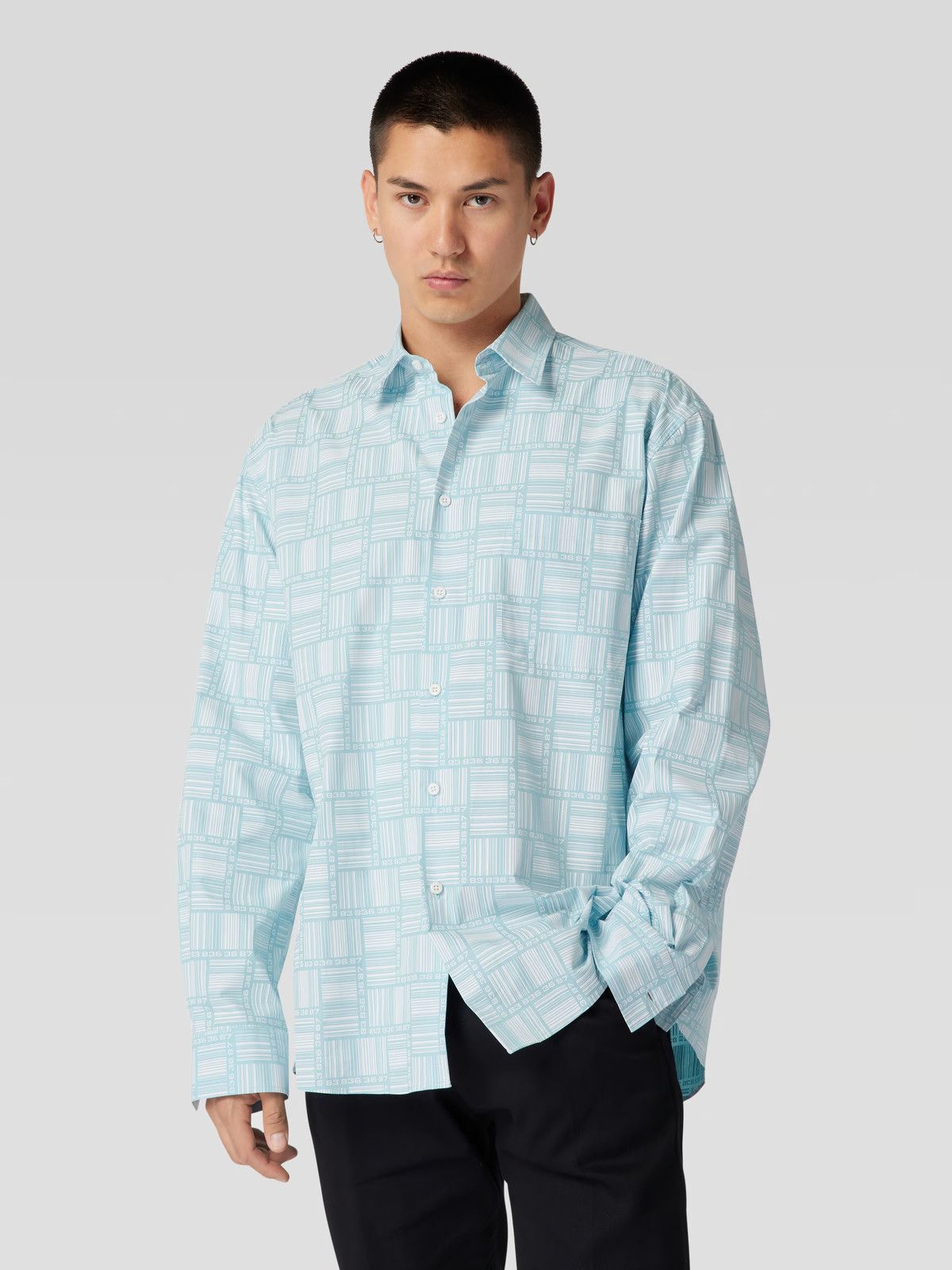 Vetements o1y0924 Shirt in Sky Blue Size US M / EU 48-50 / 2 - 2 Thumbnail
