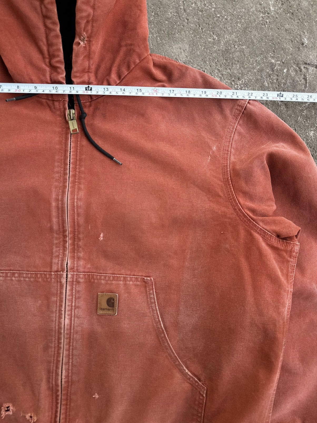 Carhartt Rare!!! Vintage 00s Carhartt J130 RDO Hooded Jacket Size US L / EU 52-54 / 3 - 7 Thumbnail