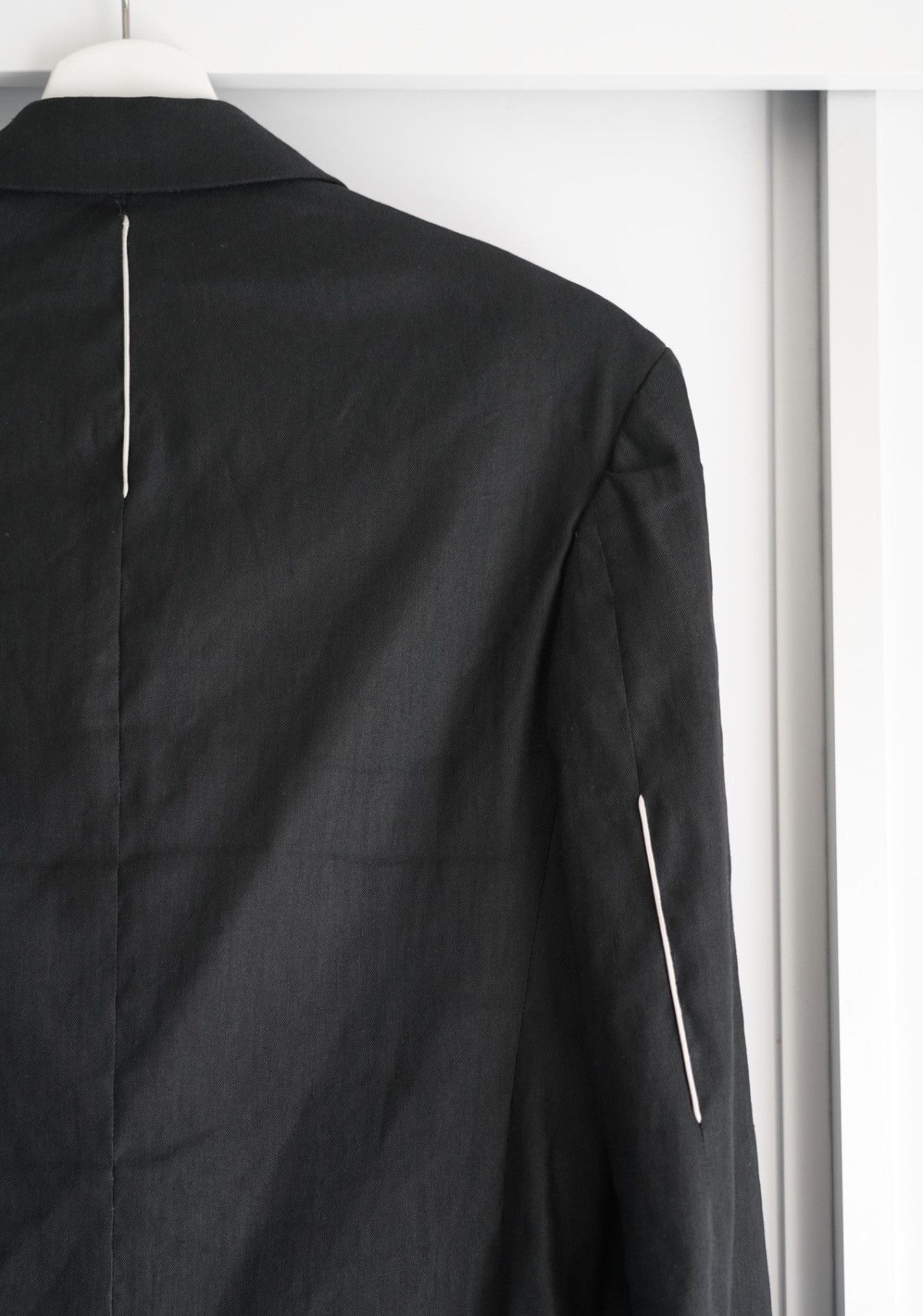 Yohji Yamamoto Yohji Yamamoto 16ss Agent White Stripe Blazer K4 Size US L / EU 52-54 / 3 - 4 Thumbnail