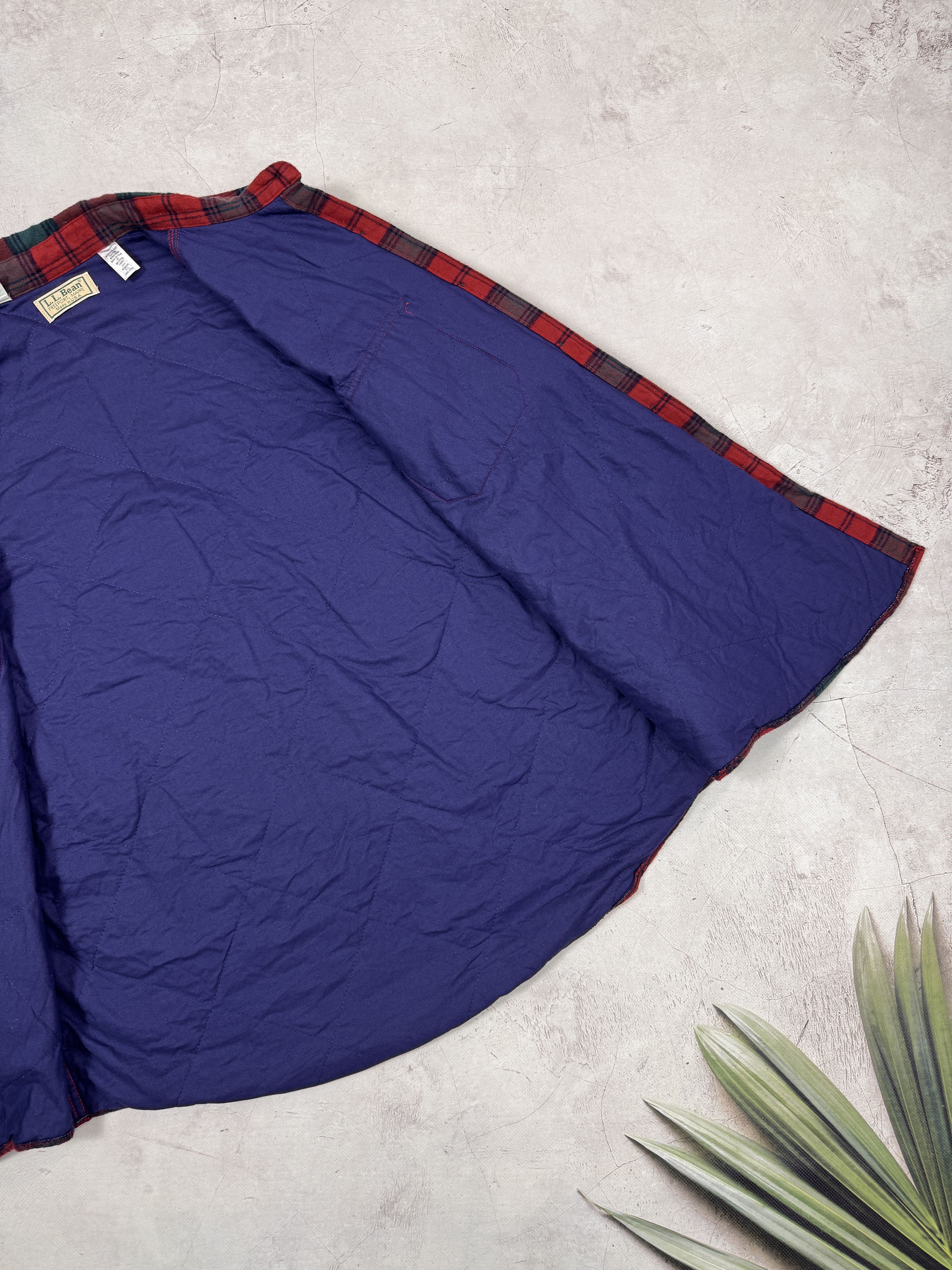 L.L. Bean L.L. Bean Flannel Shirt Thinsulate Thermal Checkered Womens Size XL / US 12-14 / IT 48-50 - 11 Thumbnail