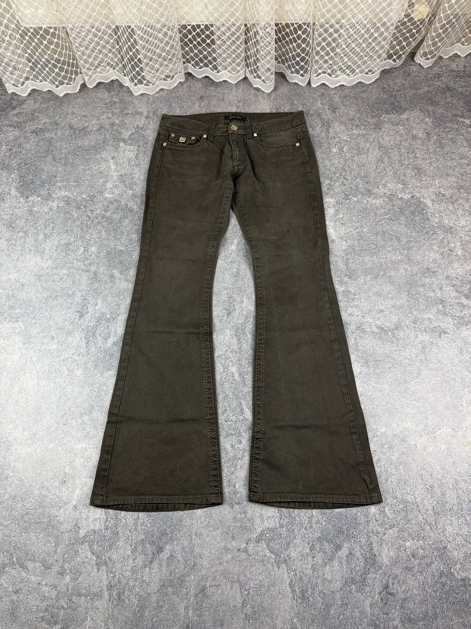 Roberto Cavalli Roberto Cavalli coquette core flared y2k distressed jeans Size 27" / US 4 / IT 40 - 1 Thumbnail