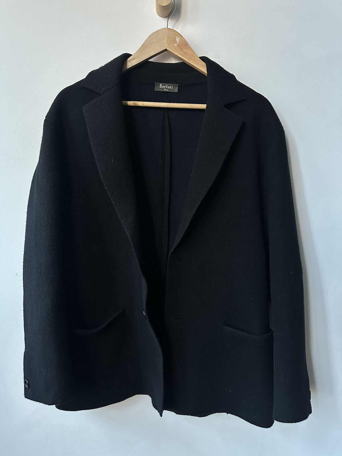 Berluti $4000 Black Berluti Haider era Cashmere-Wool Blazer Size US S / EU 44-46 / 1 - 4 Thumbnail