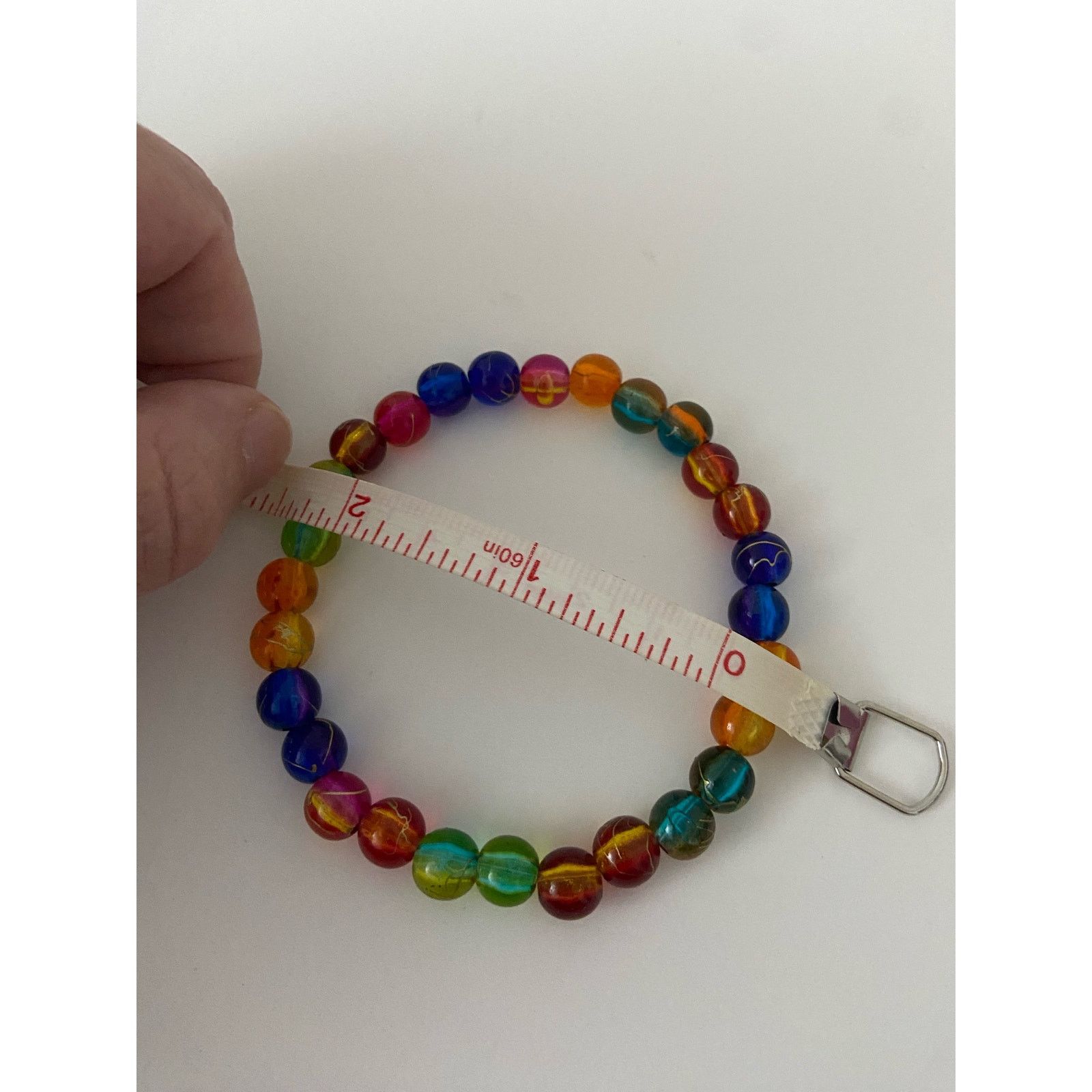 Handmade rainbow bead bracelet Size ONE SIZE - 4 Thumbnail