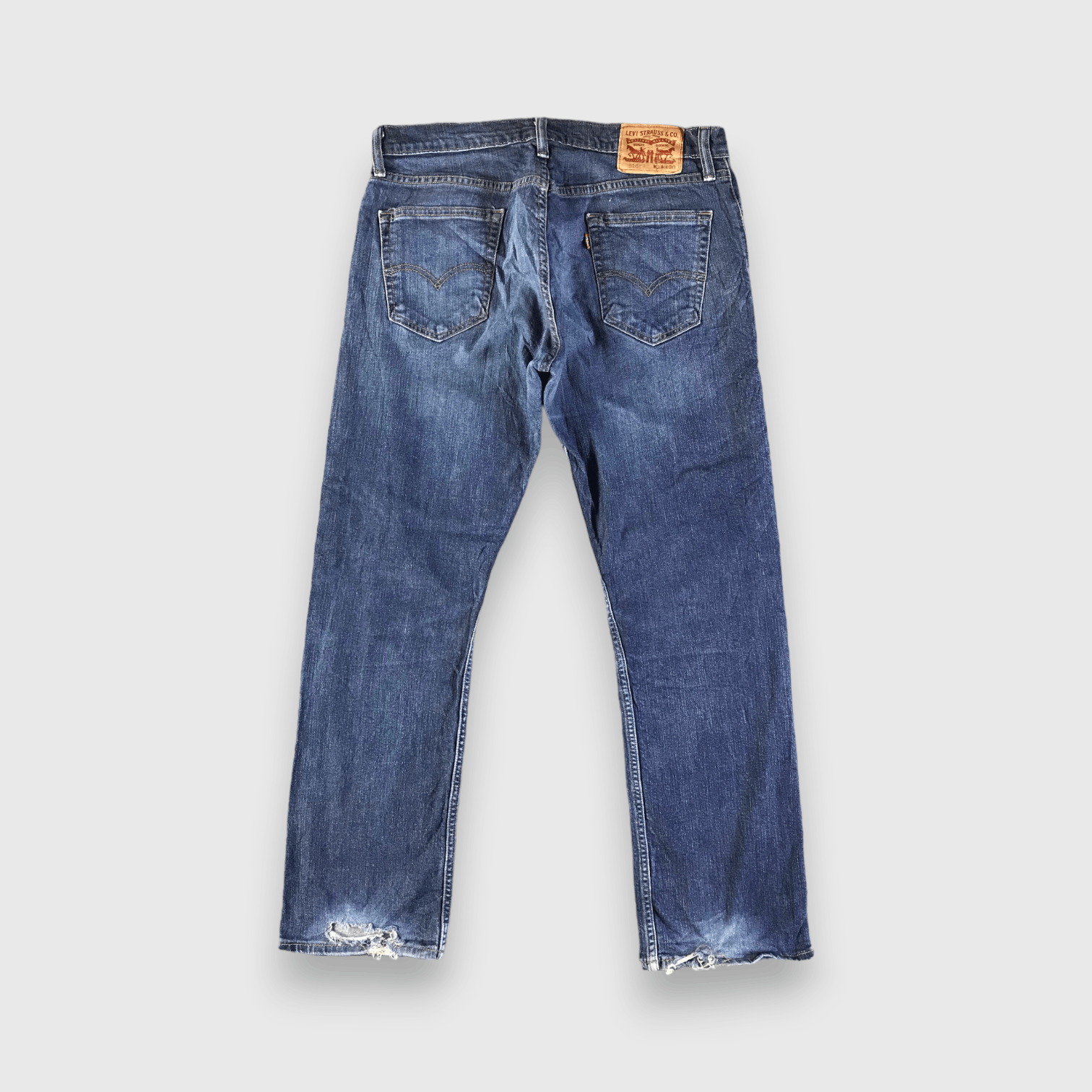 Levi's Vintage Blue Wash Levis 514 Jeans-J4237 Size US 35 - 2 Thumbnail