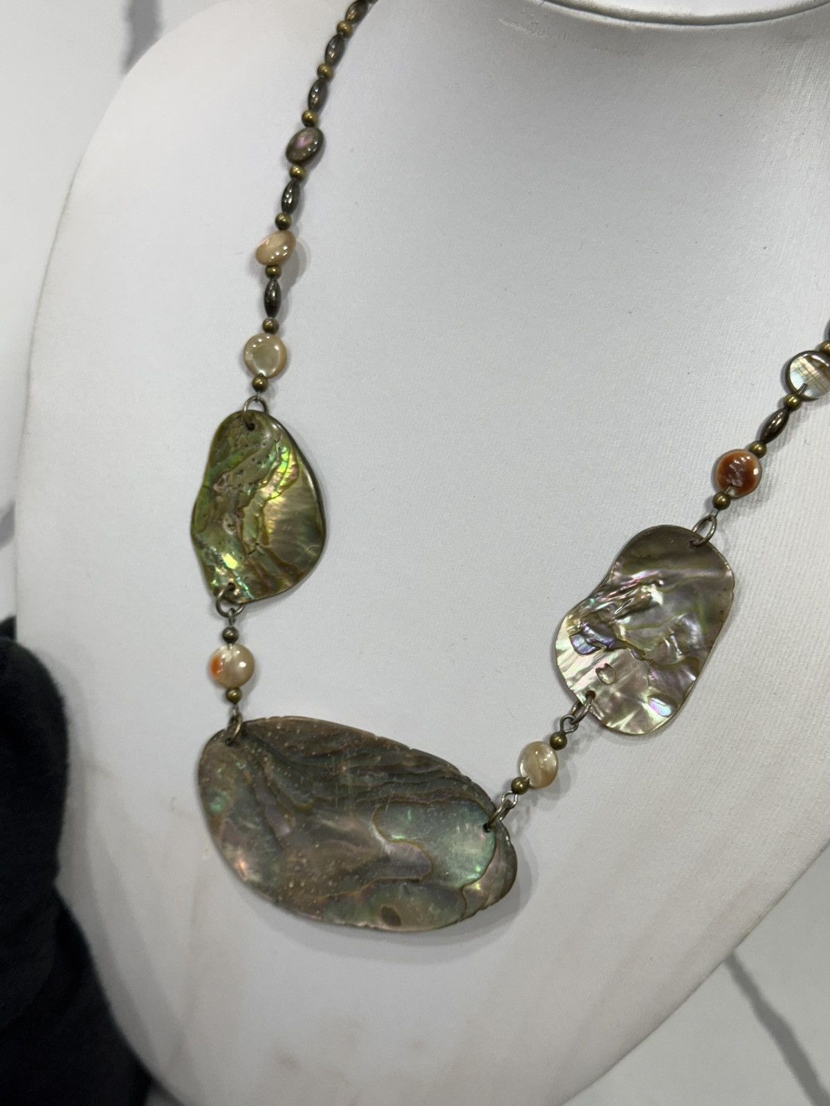 Vintage Vintage freshwater abalone Necklace Size ONE SIZE - 6 Thumbnail