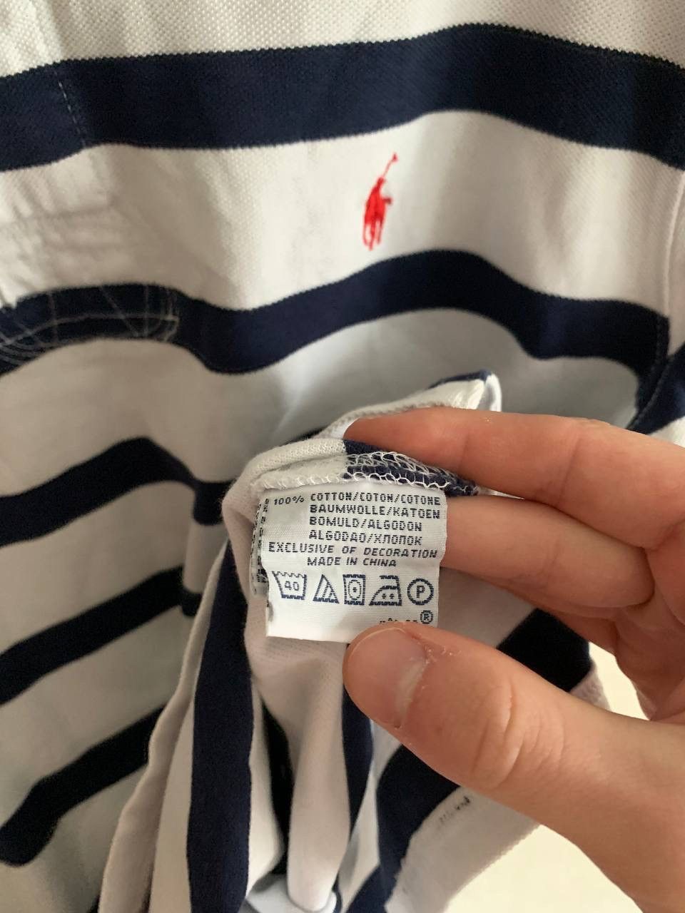 Polo Ralph Lauren Vintage Polo Ralph Lauren Short Sleeve Striped Polo T-Shirt Size US XL / EU 56 / 4 - 5 Thumbnail