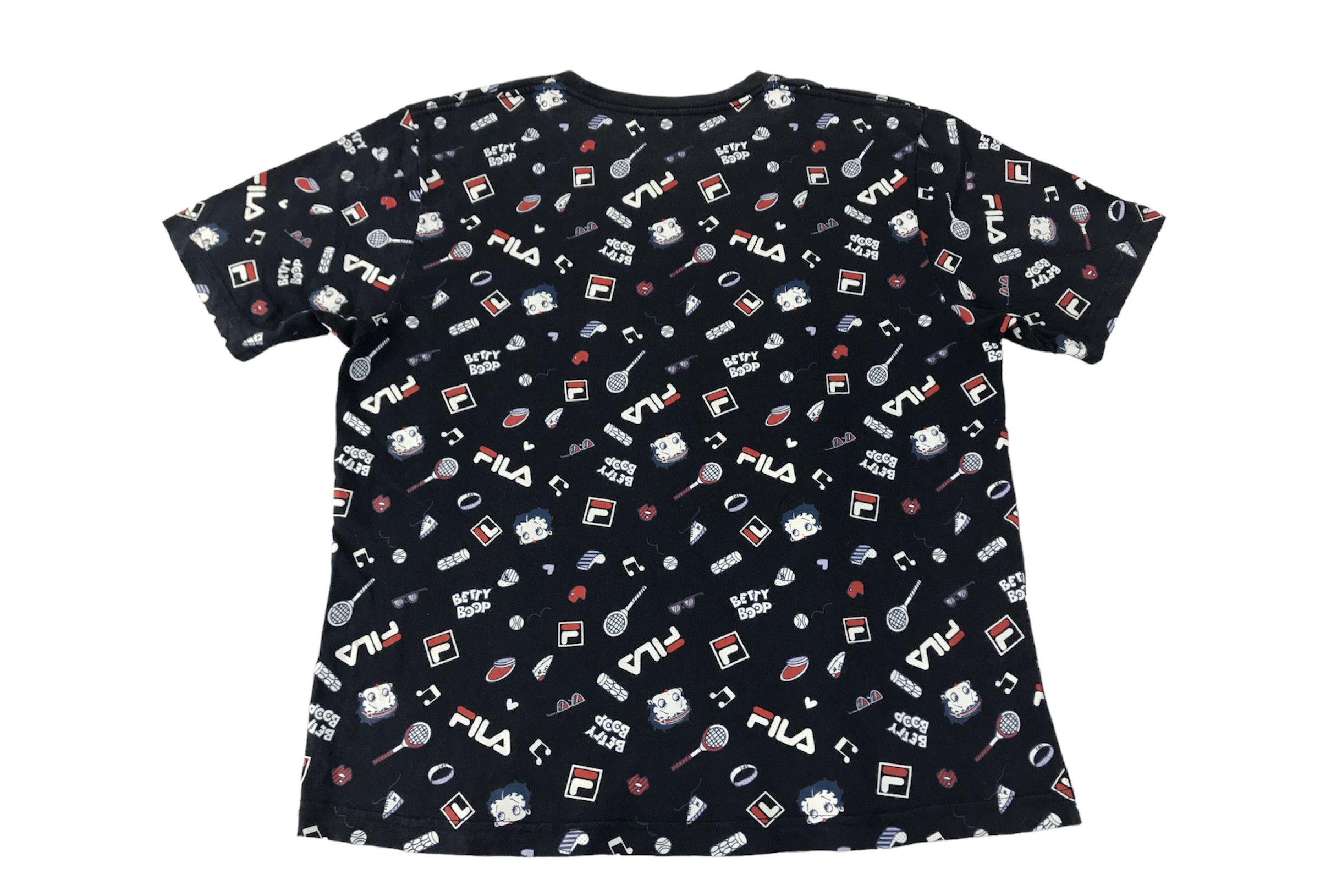 Fila Betty Boop X Fila Over Printed Logo Tee Unisex Size US L / EU 52-54 / 3 - 2 Thumbnail
