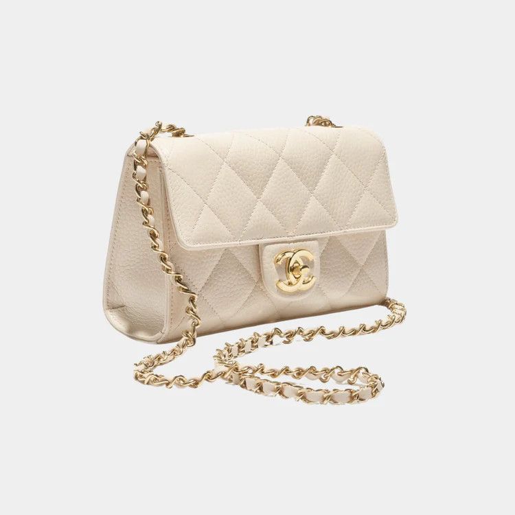 Chanel os11x0126 Size: OS / Mini Flap Bag in Light Beige Size ONE SIZE - 2 Thumbnail