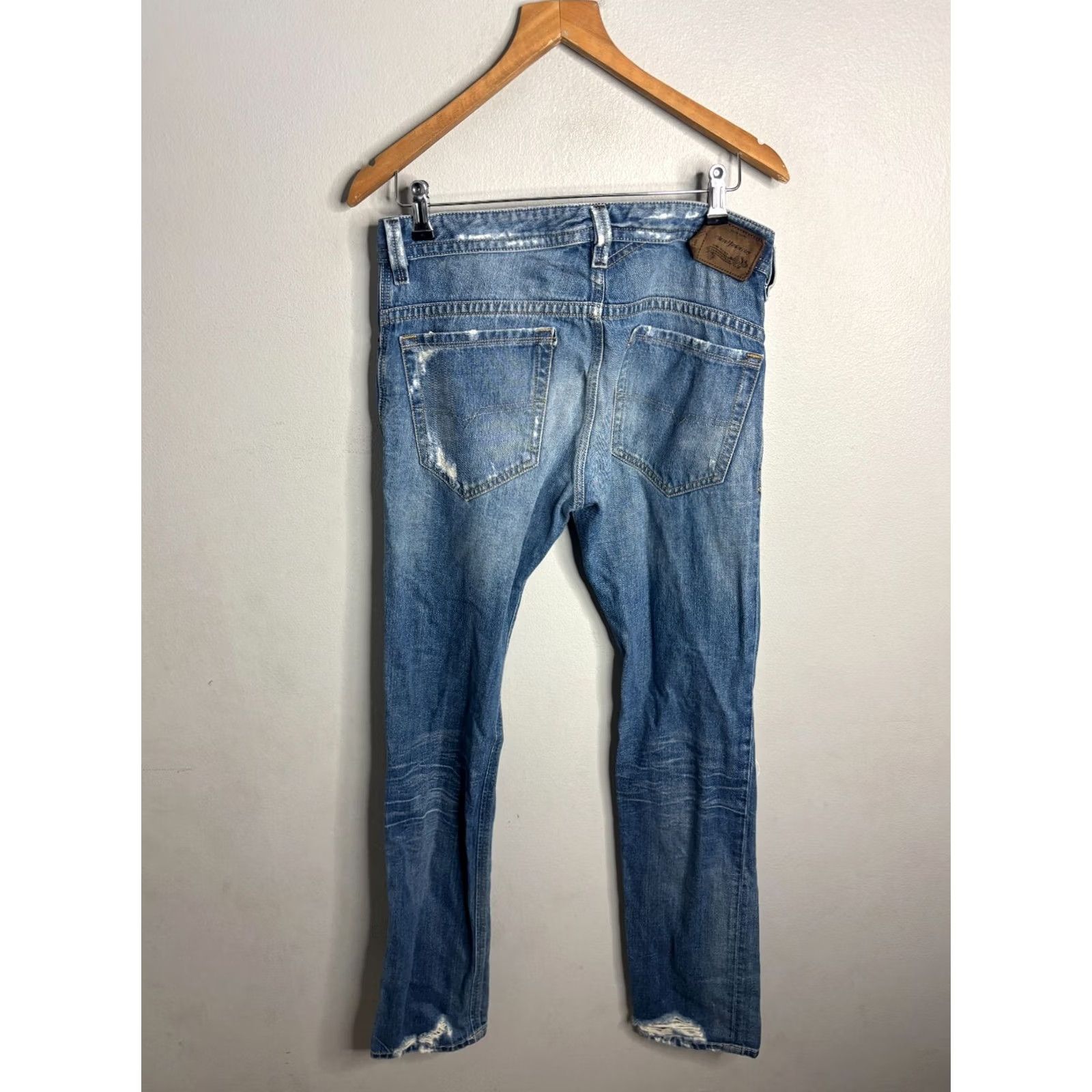 Diesel Diesel Jeans Thavar Slim-Skinny 5-Pocket Denim Blue 30x32 Regular Men’s Size US 30 / EU 46 - 5 Thumbnail