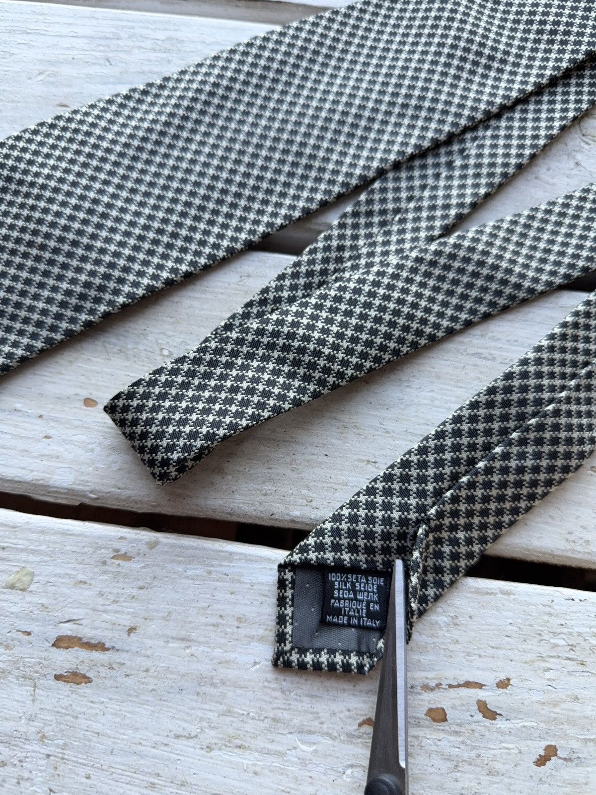 Designer × Gianfranco Ferre Designer Italian Silk Tie by Gianfranco Ferre Classic Check Size ONE SIZE - 4 Thumbnail