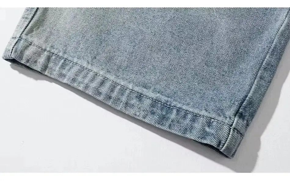 Japanese Brand Custom Patchwork Ripped Baggy jeans Size US 32 / EU 48 - 5 Thumbnail