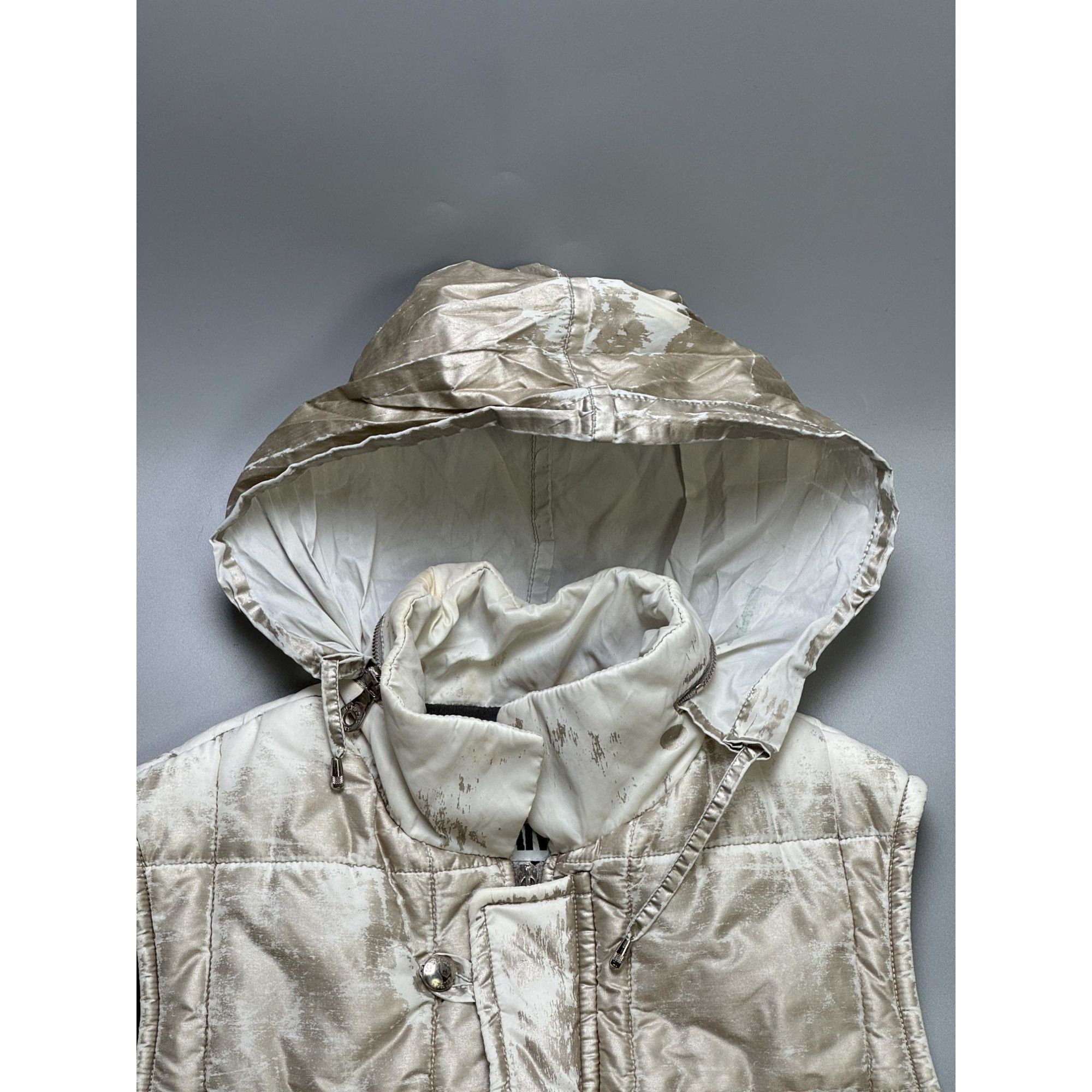 Iceberg Iceberg Jeans Vintage Distressed Silver Vest (Y1116) Size M / US 6-8 / IT 42-44 - 3 Thumbnail