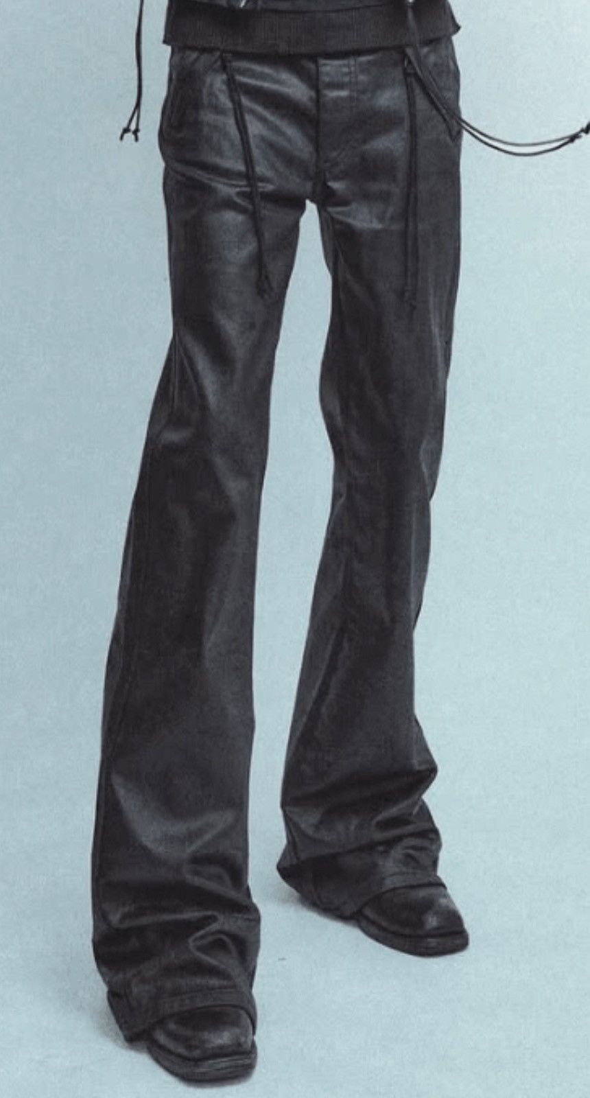 Somar Peril Waxed Tassel Trousers Size US 32 / EU 48 - 1 Thumbnail