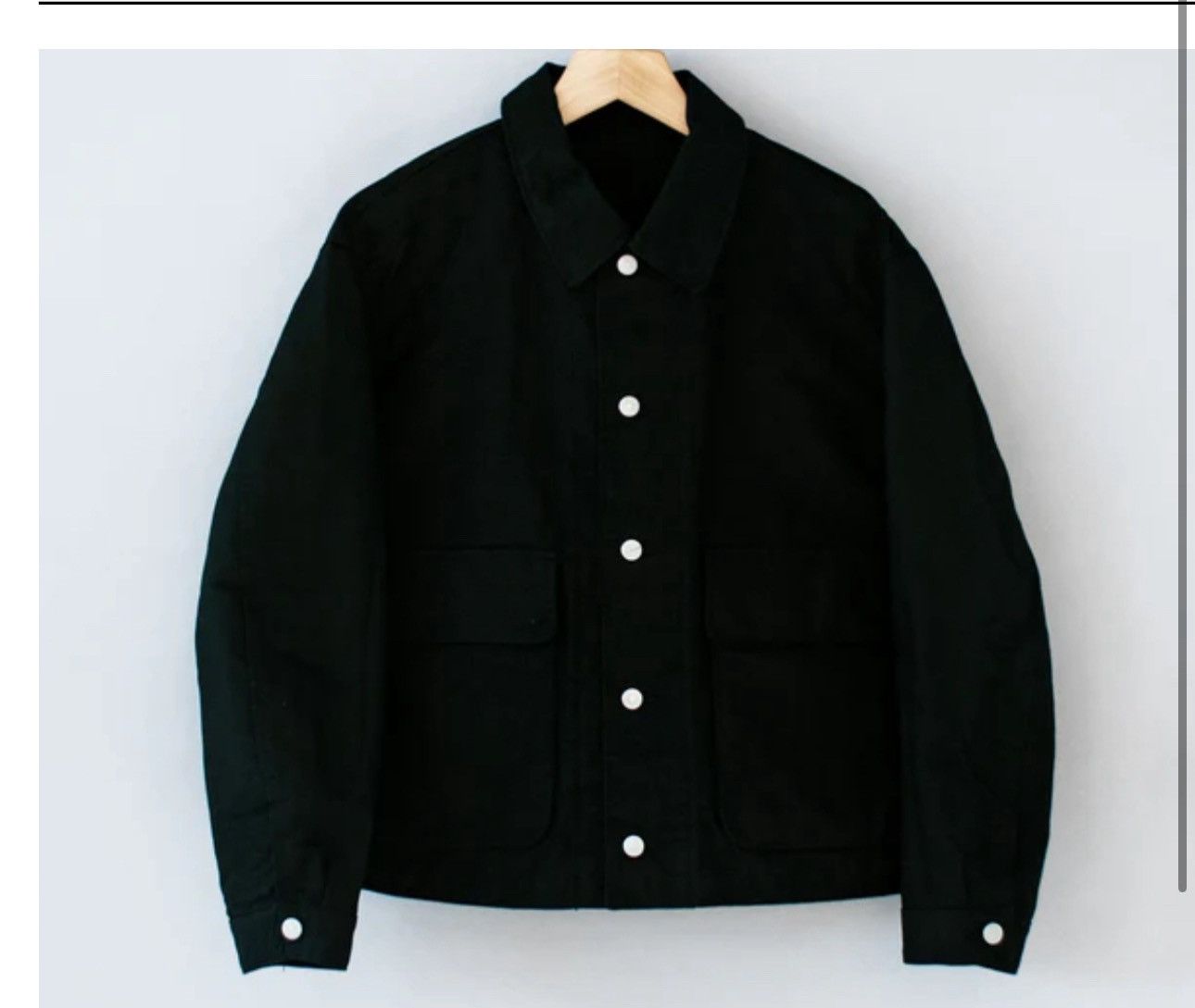 James Coward Black Replica Cotton Washi Duck sz4 Size US L / EU 52-54 / 3 - 2 Thumbnail