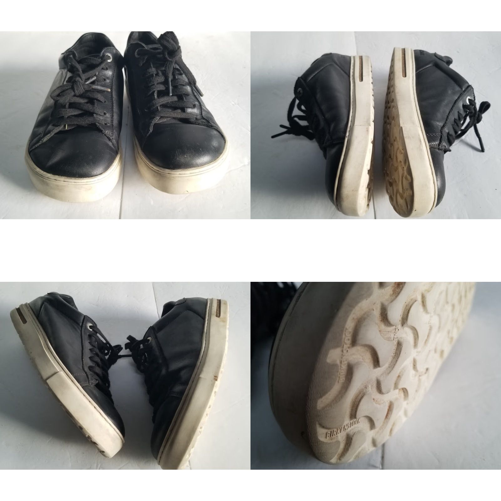 Birkenstock Birkenstock Sneaker Bend Low Womens Leather Black Size 39 US 8 Fashion Athletic Shoes Flaws See Pics Size US 8 / IT 38 - 8 Thumbnail