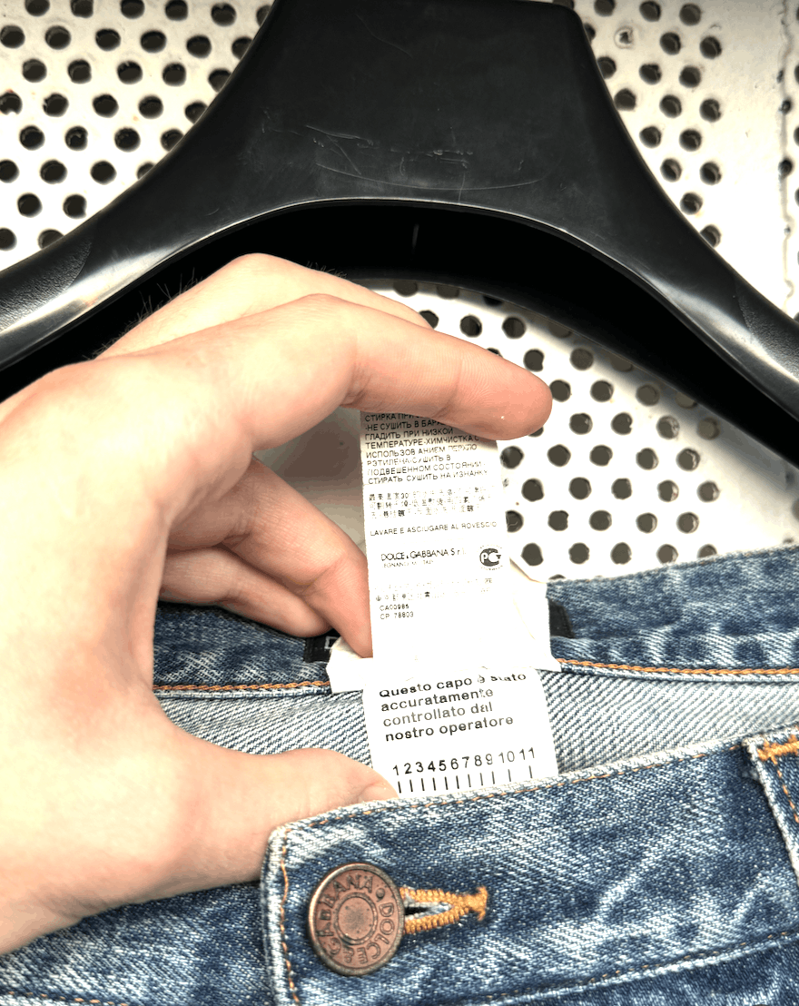 Dolce & Gabbana × Vintage Vintage Dolce&Gabbana Faded Distressed Jeans Pants Size US 34 / EU 50 - 10 Thumbnail
