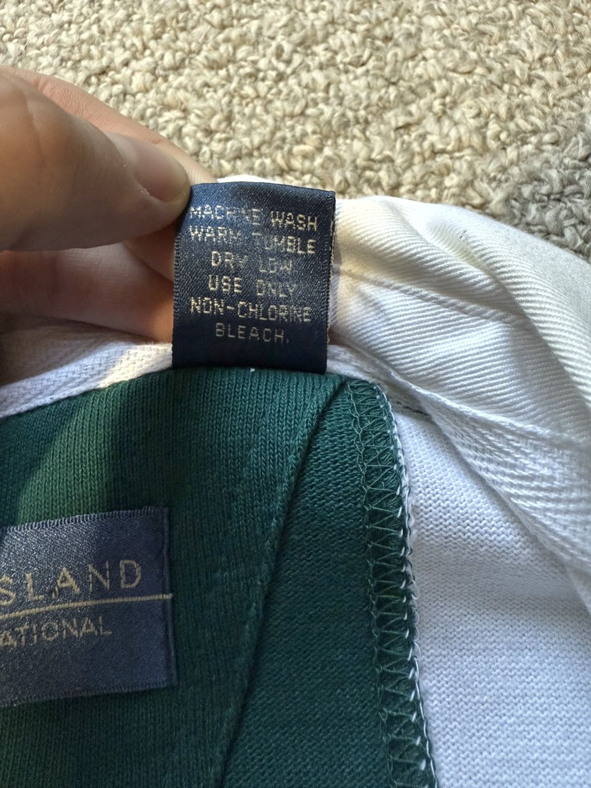 Other *VINTAGE* Green and White Pine Island Striped Rugby shirt Size US XXL / EU 58 / 5 - 4 Thumbnail