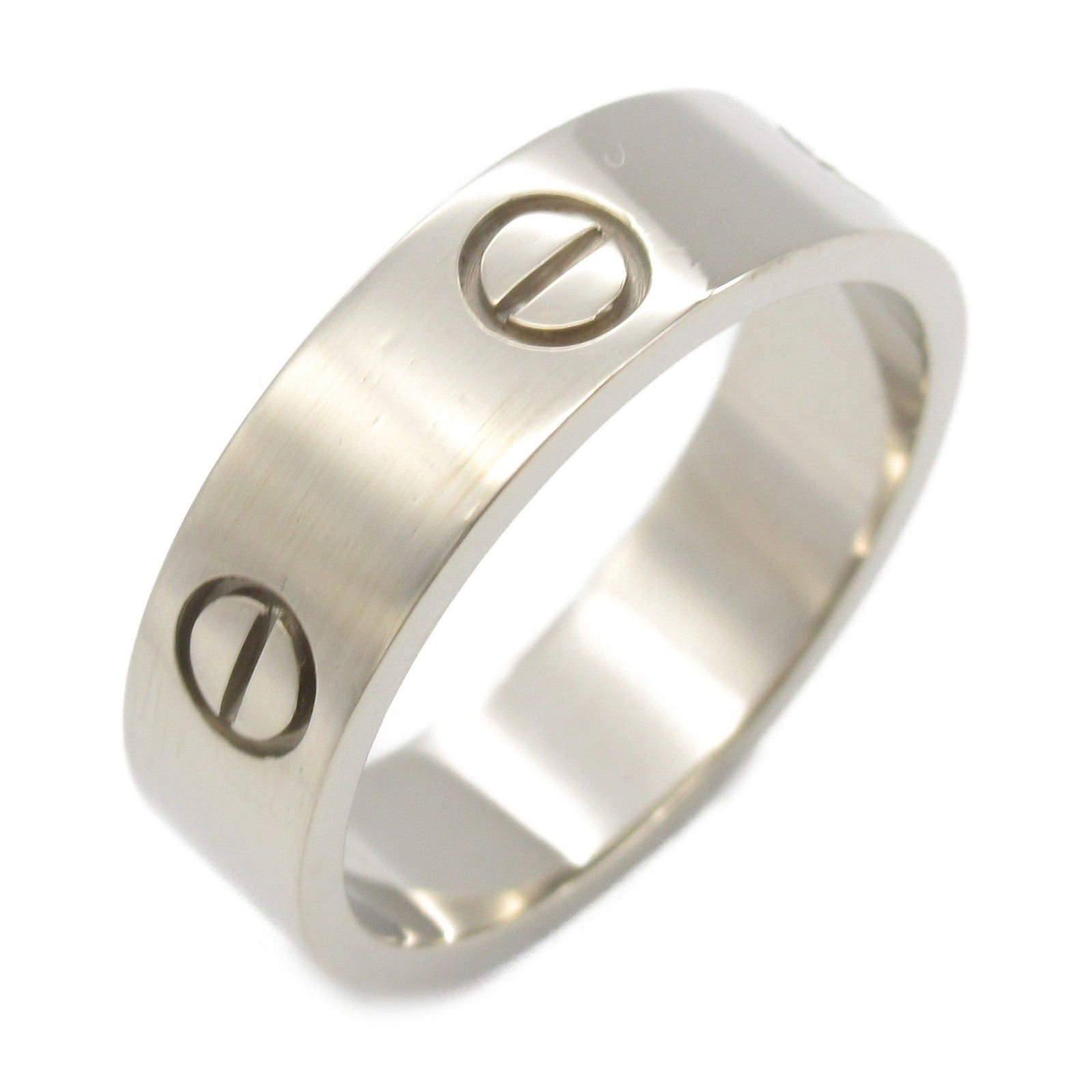 Cartier Cartier Love Ring K18Wg (White Gold) Silver Size ONE SIZE - 1 Thumbnail