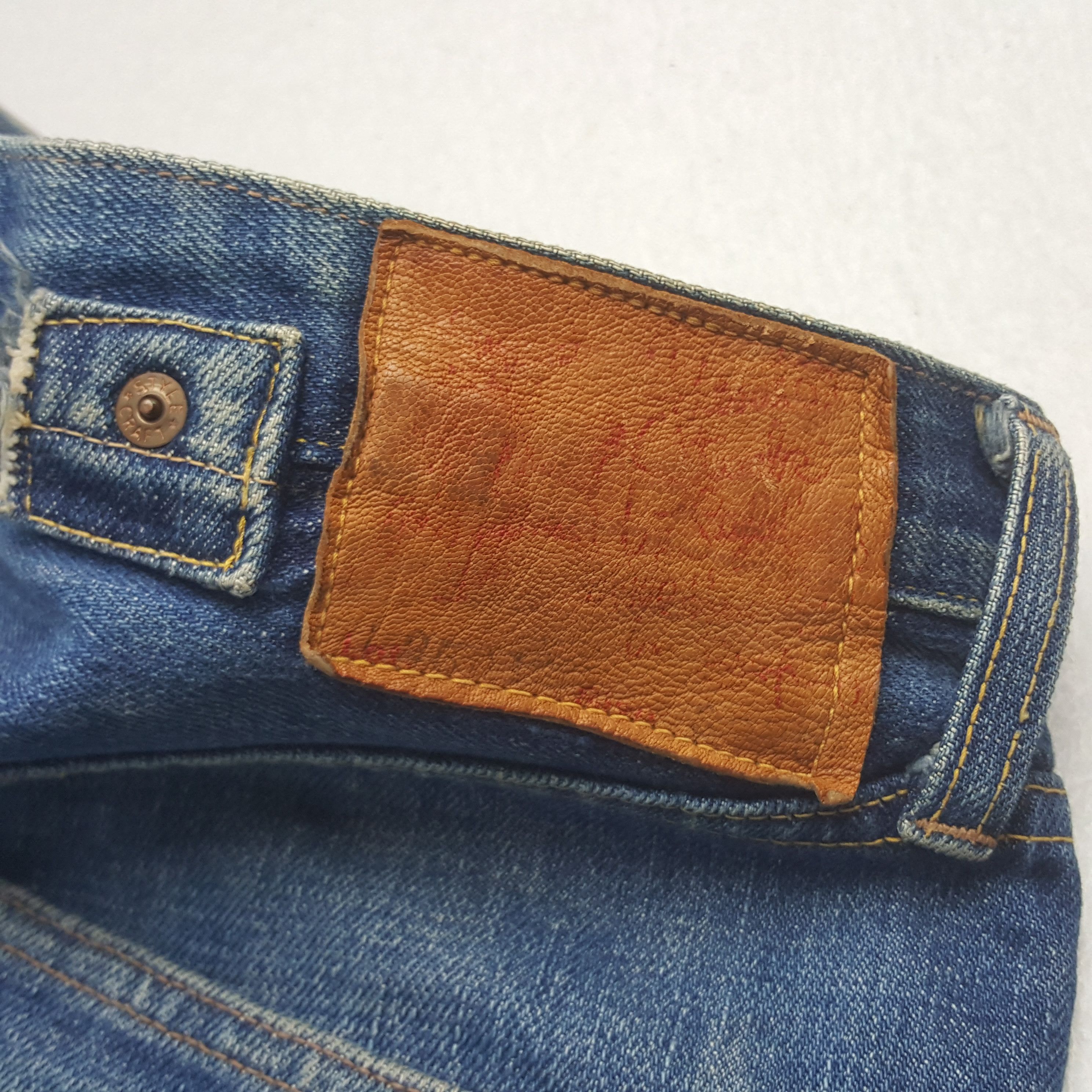 Evisu Vintage Evis Selvedge Daicock Custom Art Denim Jeans RR10 Size US 32 / EU 48 - 15 Thumbnail