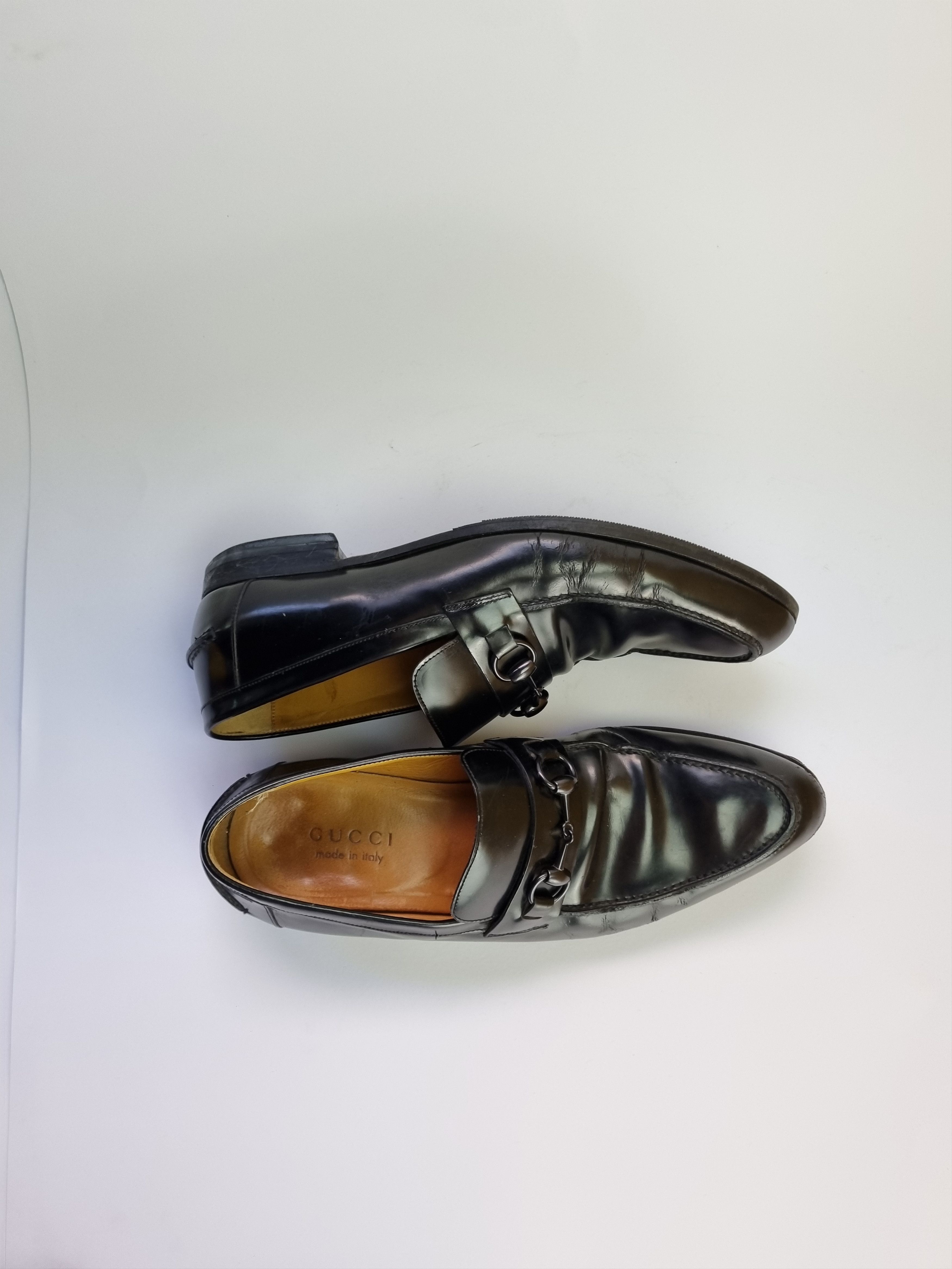 Gucci Vintage Gucci Vibram Leather Loafers Italian Shoes 181808 Size US 7 / EU 40 - 6 Thumbnail