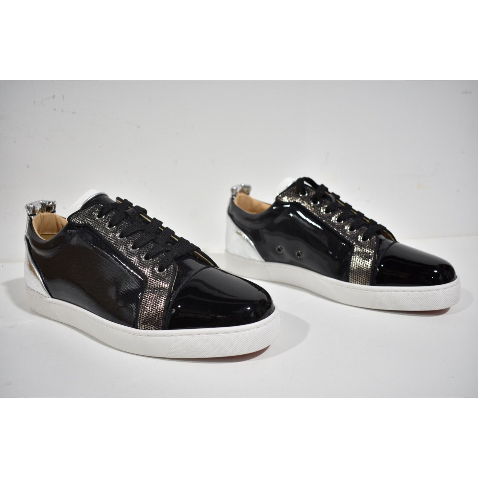 Christian Louboutin Christian Louboutin Louis Junior Orlato Flat Black Patent Size US 13 / EU 46 - 4 Thumbnail